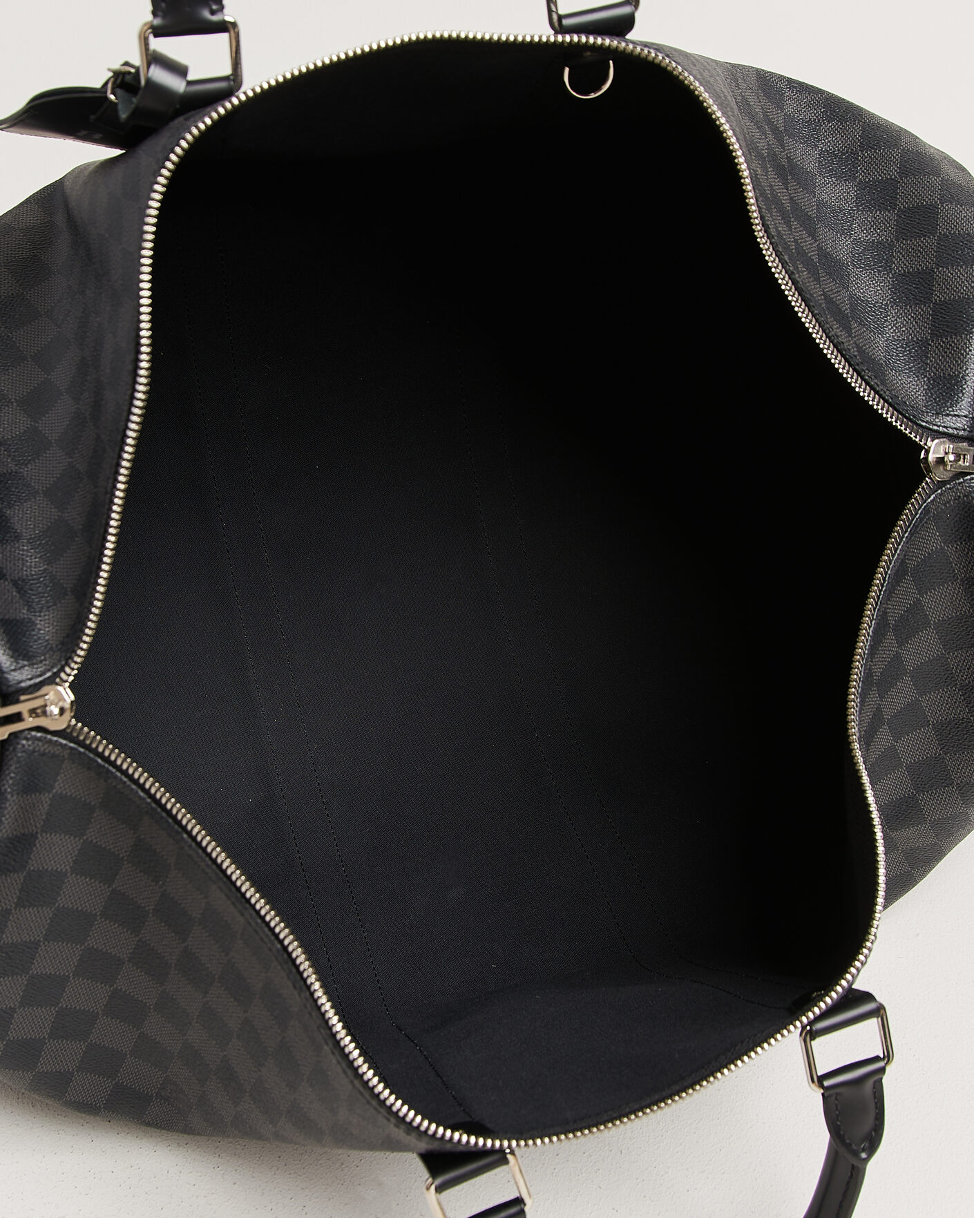 Heren | Pre-Owned & Vintage Bags | Louis Vuitton Pre-Owned | Keepall 55 Bandouliére Damier Graphite