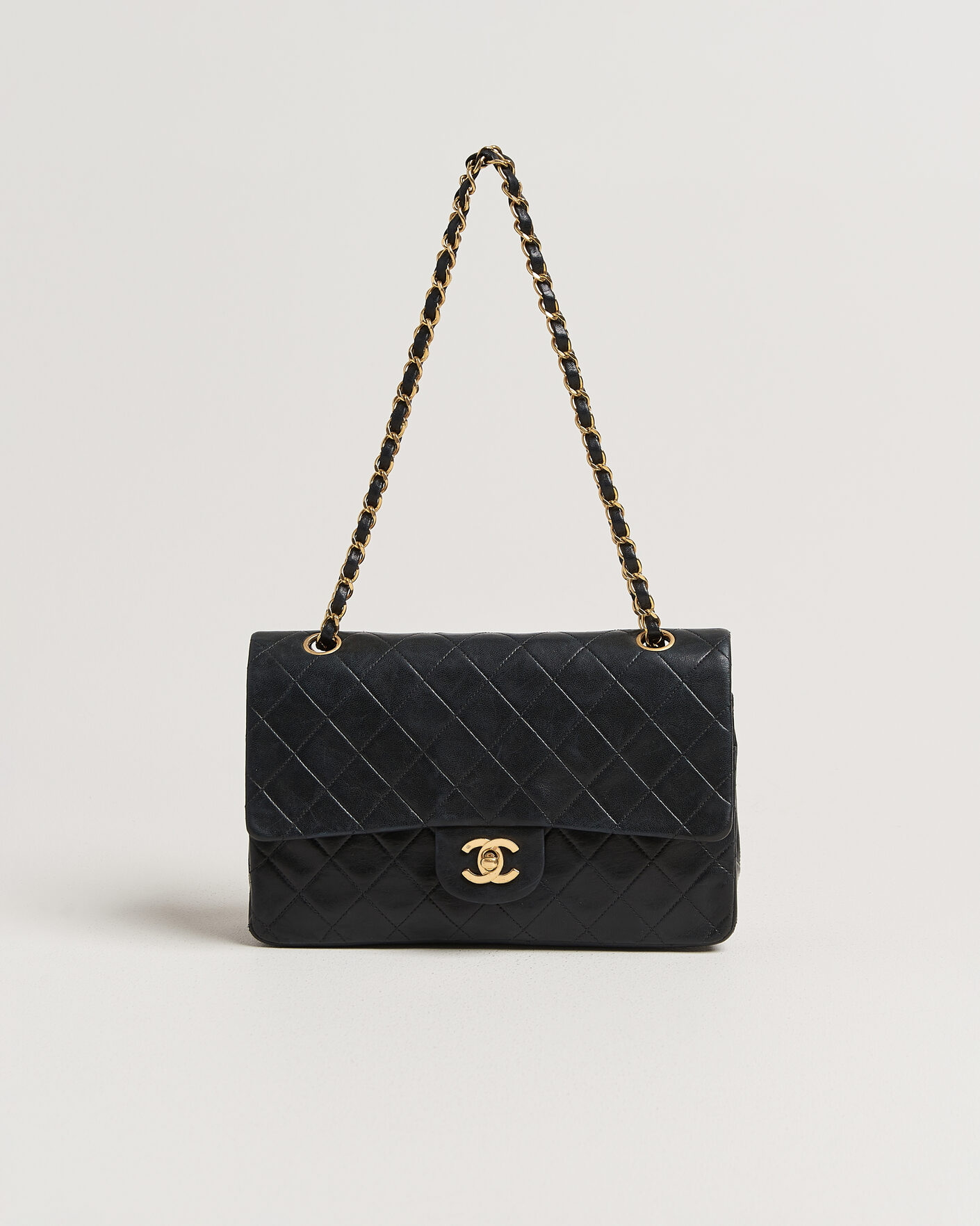 Heren | Pre-Owned & Vintage Bags | Chanel Pre-Owned | Classic Medium Double Flap Bag Black