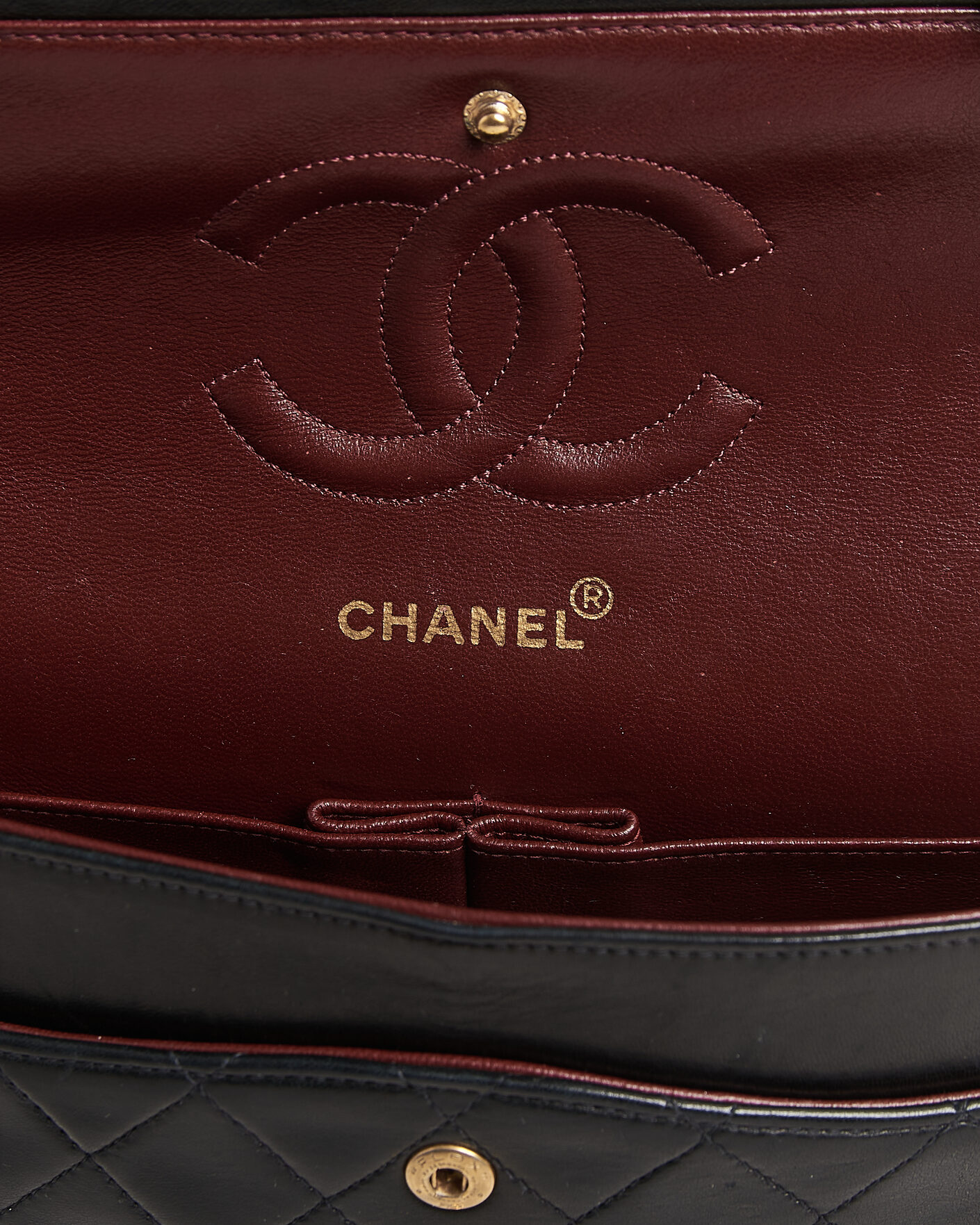 Heren | Pre-Owned & Vintage Bags | Chanel Pre-Owned | Classic Medium Double Flap Bag Black