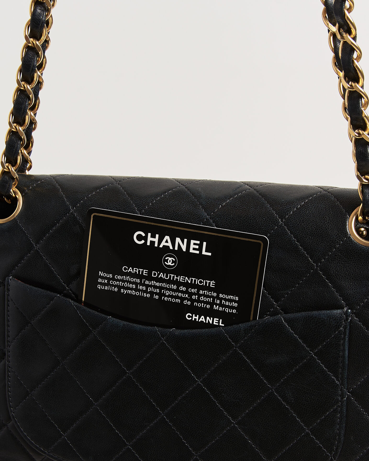 Heren | Pre-Owned & Vintage Bags | Chanel Pre-Owned | Classic Medium Double Flap Bag Black