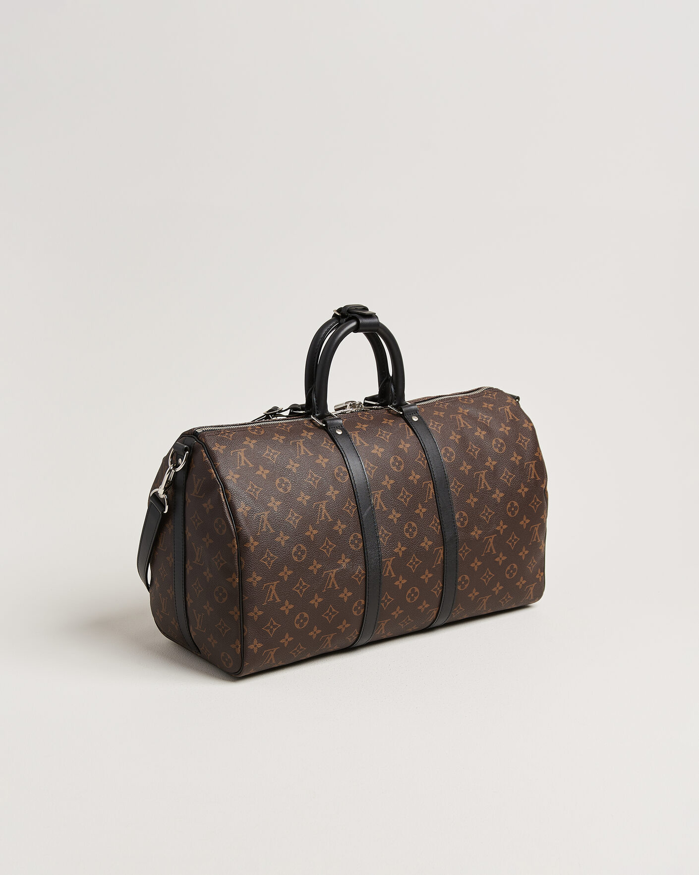 Heren | Pre-Owned & Vintage Bags | Louis Vuitton Pre-Owned | Keepall 45 Bandouliére Monogram Macassar