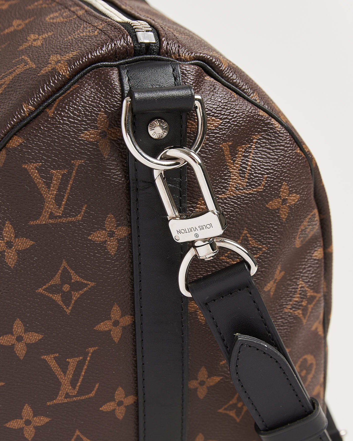 Heren | Pre-Owned & Vintage Bags | Louis Vuitton Pre-Owned | Keepall 45 Bandouliére Monogram Macassar