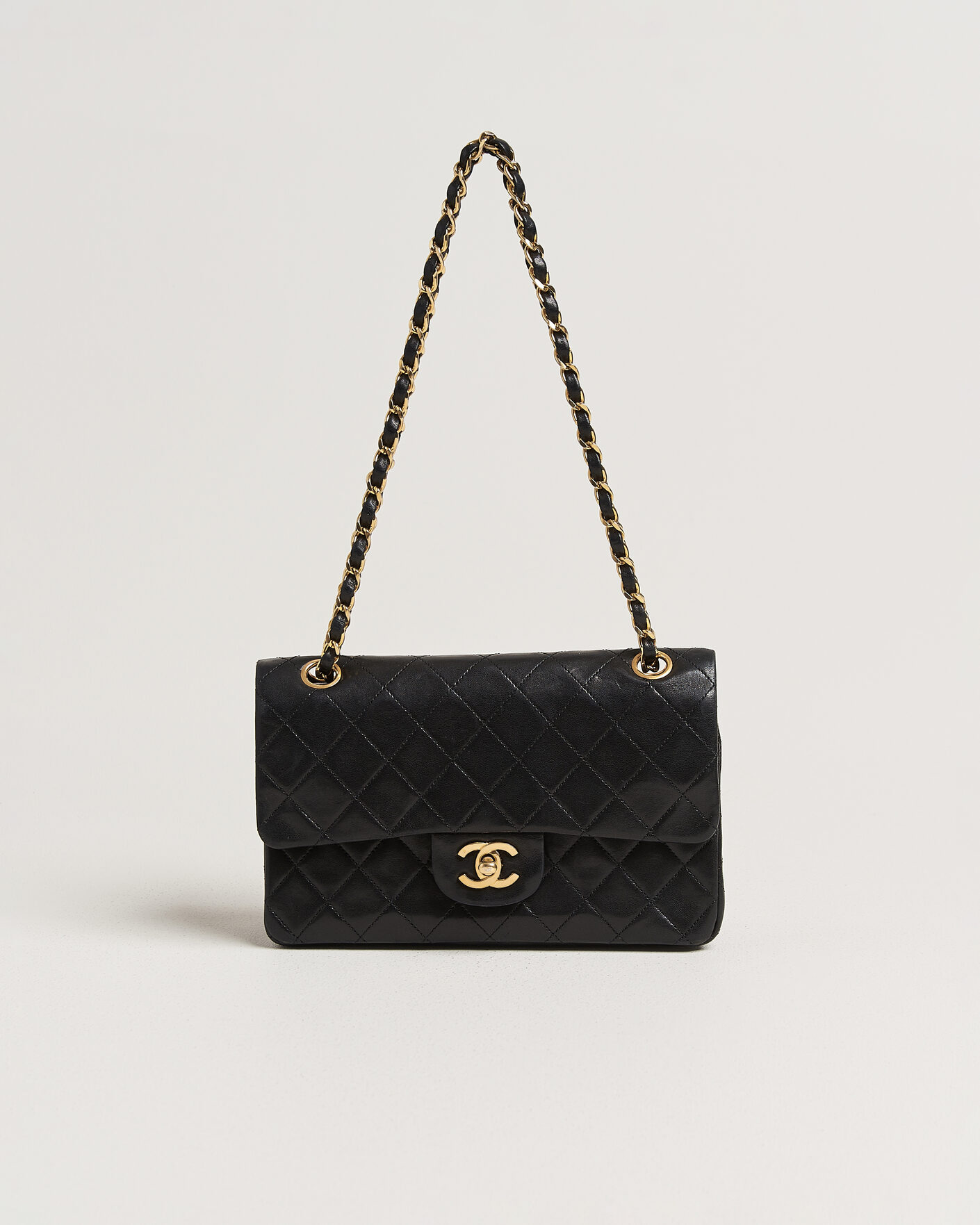 Heren | Pre-Owned & Vintage Bags | Chanel Pre-Owned | Classic Small Double Flap Bag Black