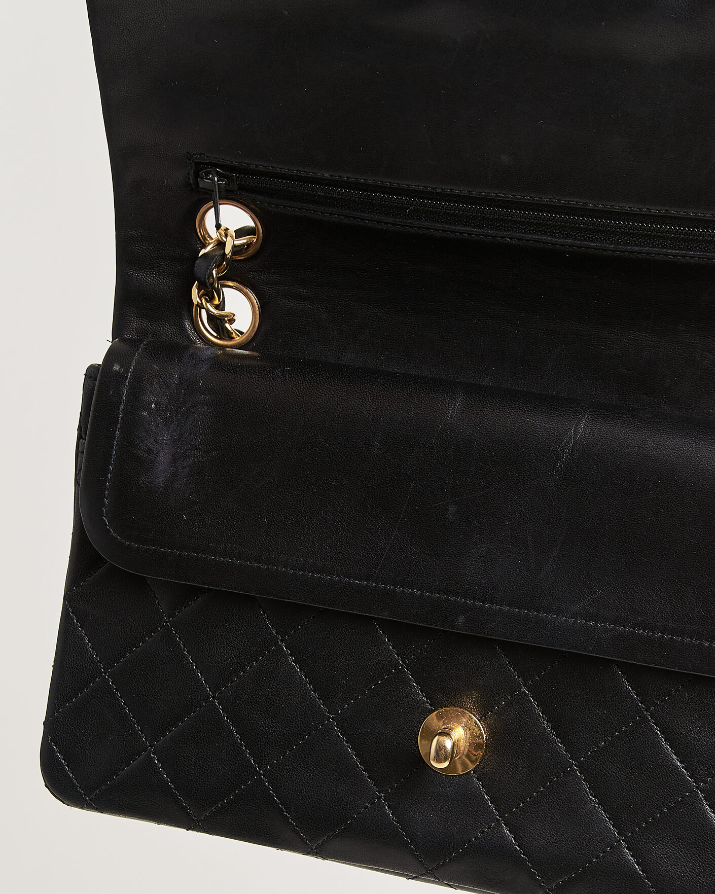 Heren | Pre-Owned & Vintage Bags | Chanel Pre-Owned | Classic Small Double Flap Bag Black