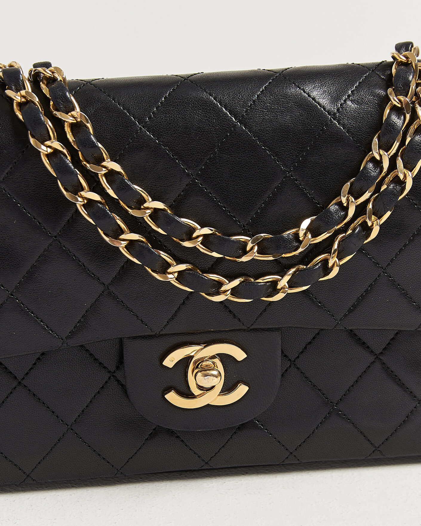 Heren | Pre-Owned & Vintage Bags | Chanel Pre-Owned | Classic Small Double Flap Bag Black
