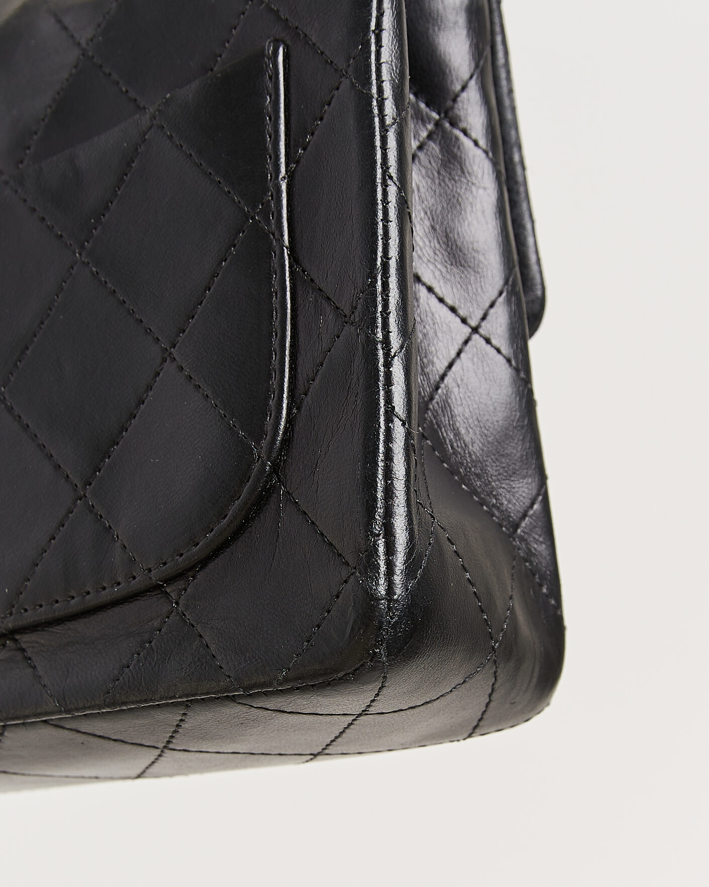 Heren | Chanel Pre-Owned Classic Mini Single Flap Square Bag Black | Chanel Pre-Owned | Classic Mini Single Flap Square Bag Black