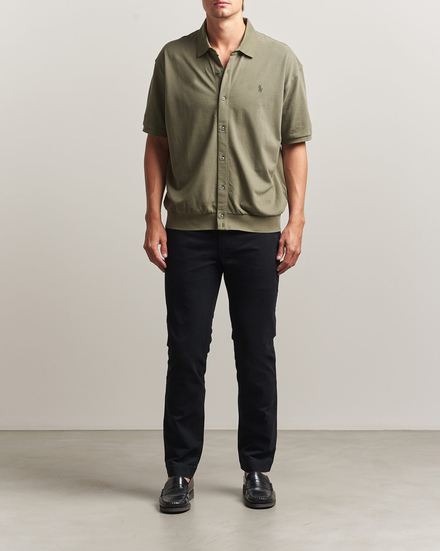 Heren | Broeken | Polo Ralph Lauren | Greenwich Slim Fit Stretch Chinos Black