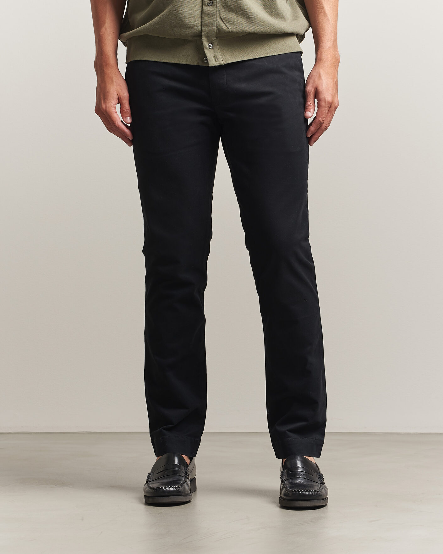 Heren | Broeken | Polo Ralph Lauren | Greenwich Slim Fit Stretch Chinos Black