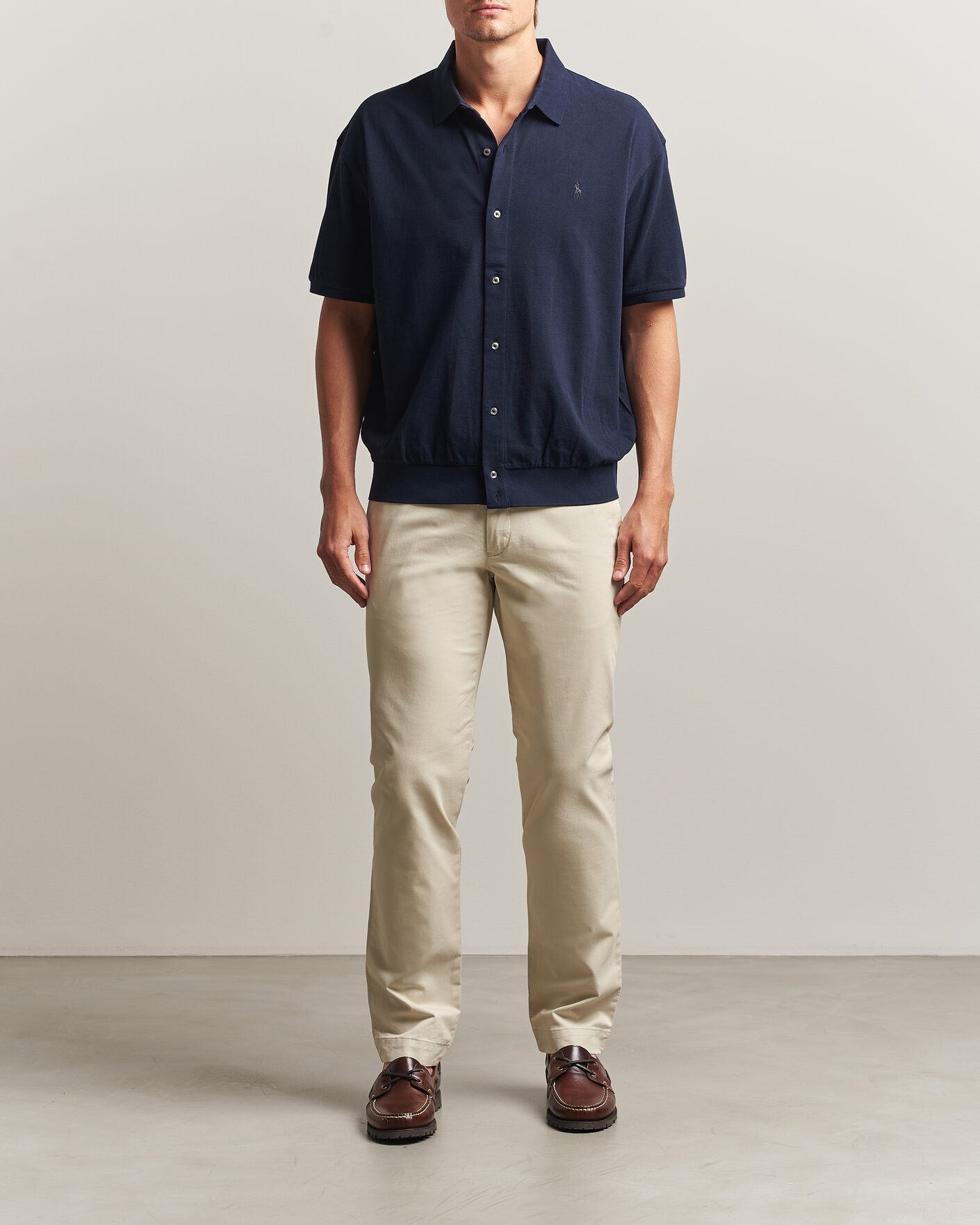 Heren | Broeken | Polo Ralph Lauren | Greenwich Slim Fit Stretch Chinos Basic Sand