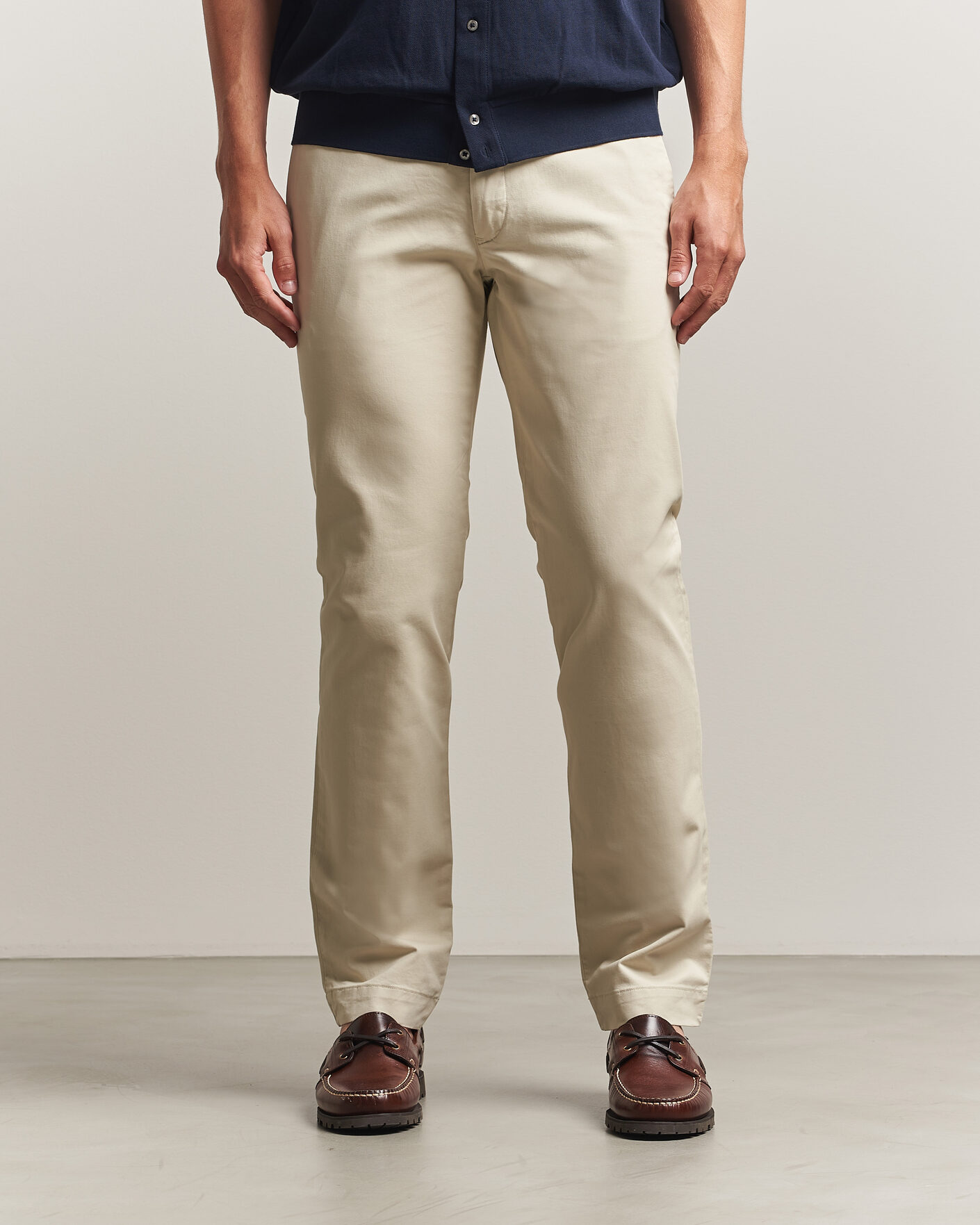 Heren | Broeken | Polo Ralph Lauren | Greenwich Slim Fit Stretch Chinos Basic Sand