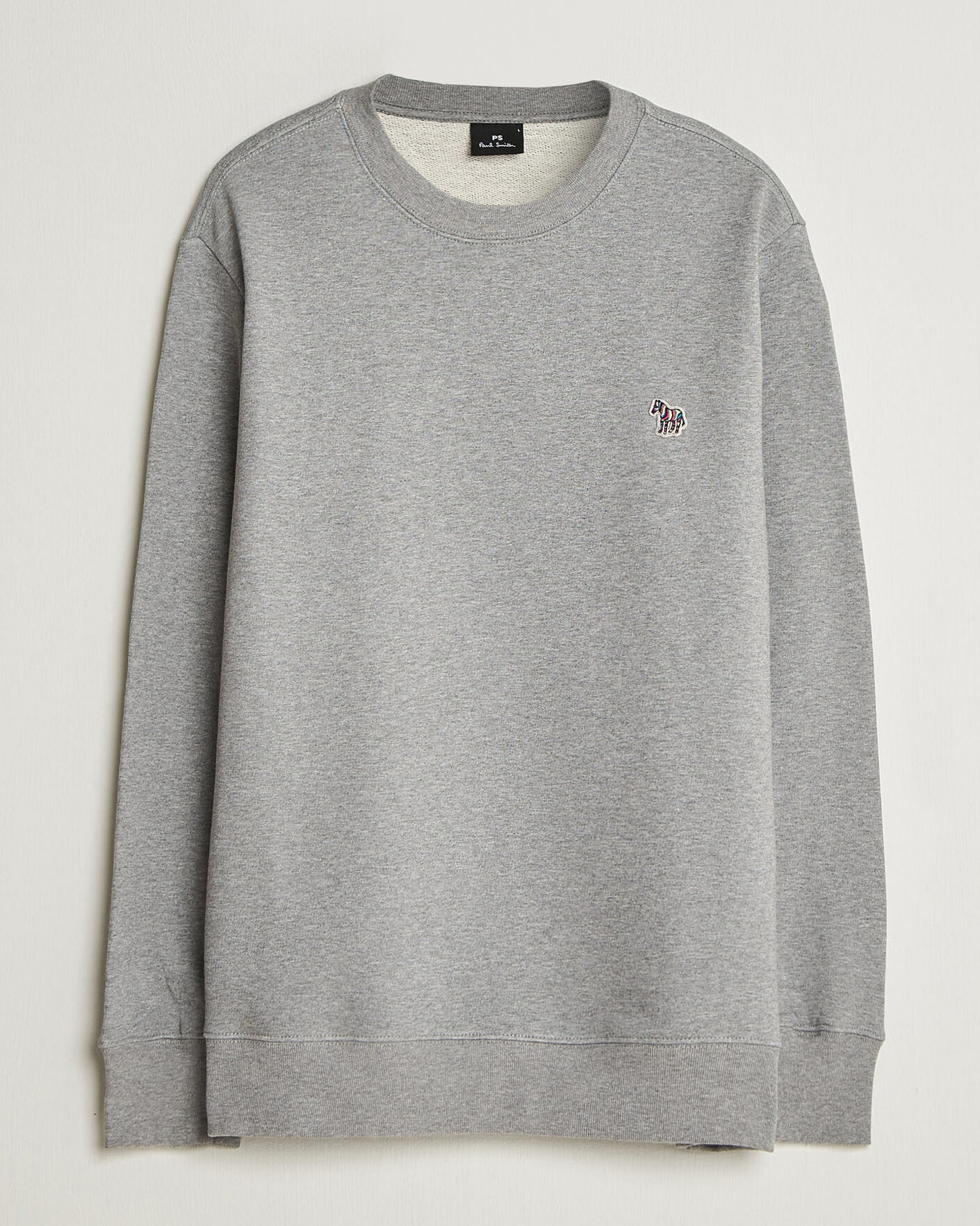 Heren | Truien | PS Paul Smith | Zebra Organic Cotton Sweatshirt Grey Melange
