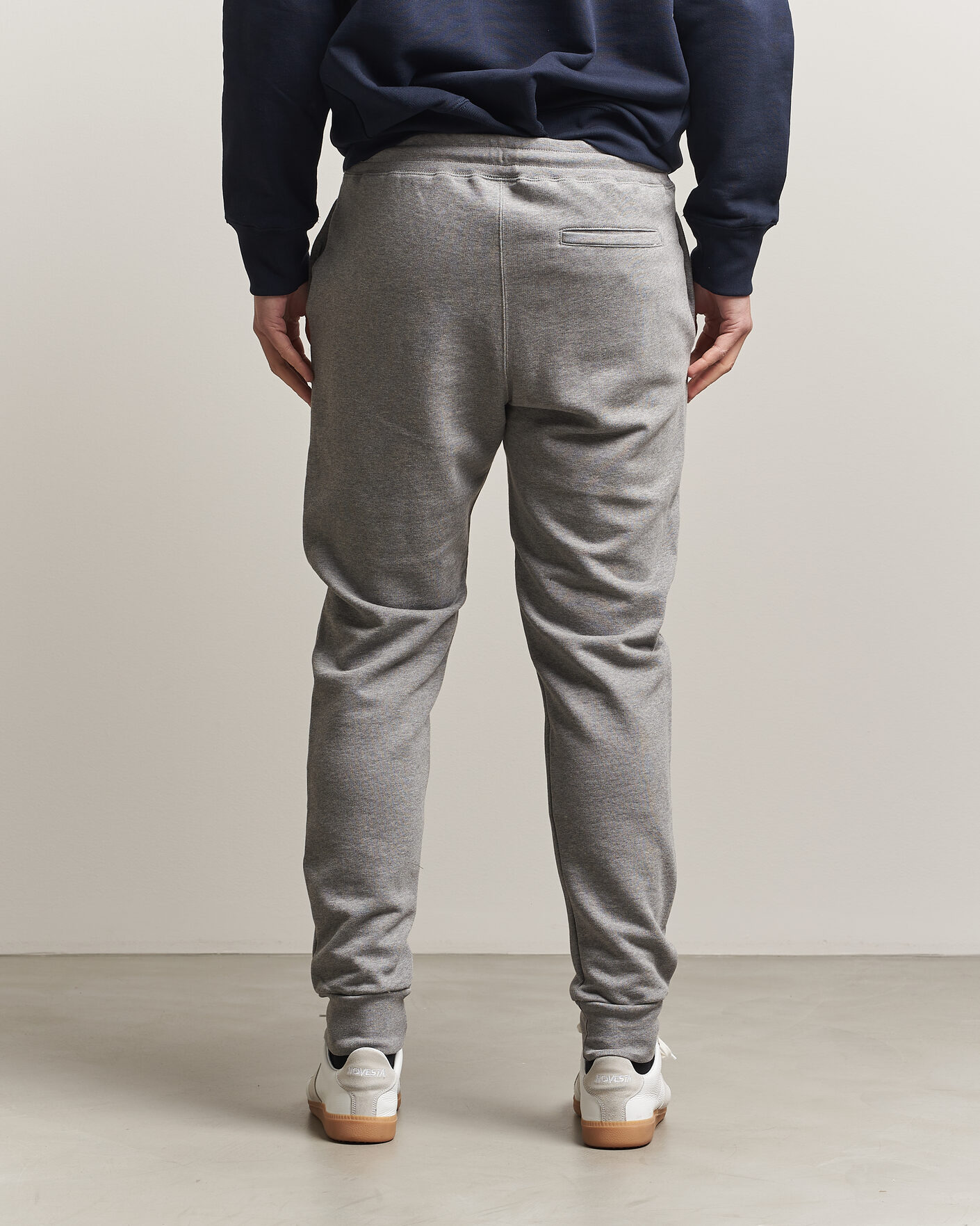 Heren | Broeken | PS Paul Smith | Zebra Organic Cotton Sweatpants Grey Melange