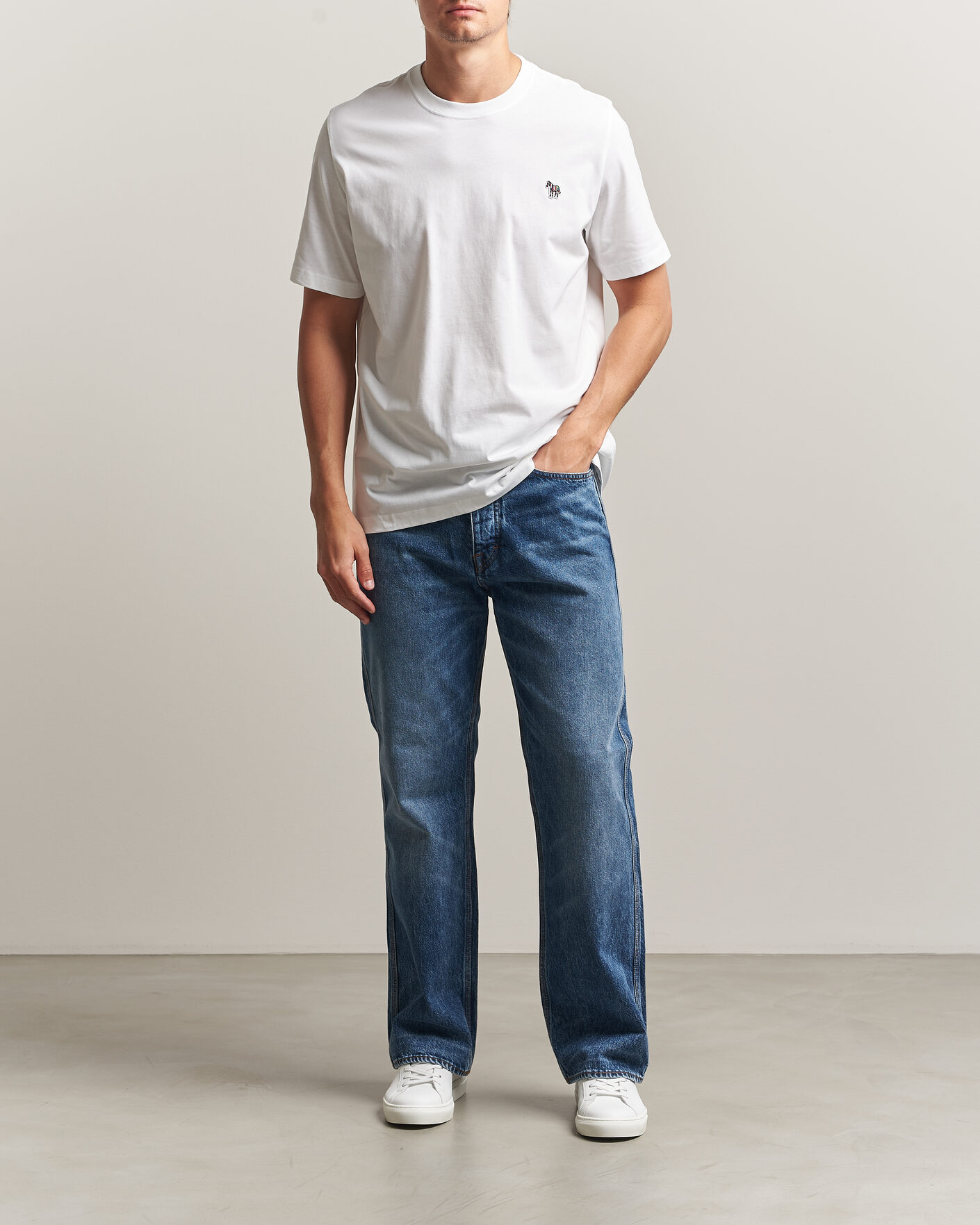 Heren | T-shirts | PS Paul Smith | Organic Cotton Zebra T-Shirt White