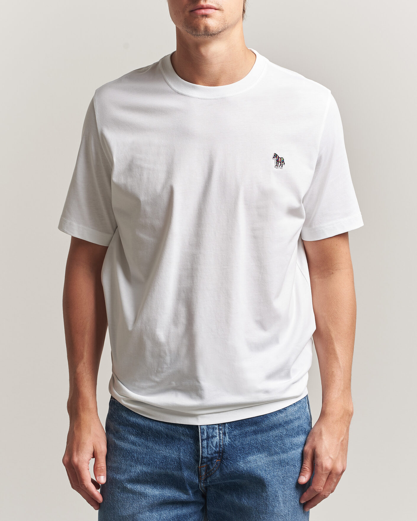 Heren | T-shirts | PS Paul Smith | Organic Cotton Zebra T-Shirt White