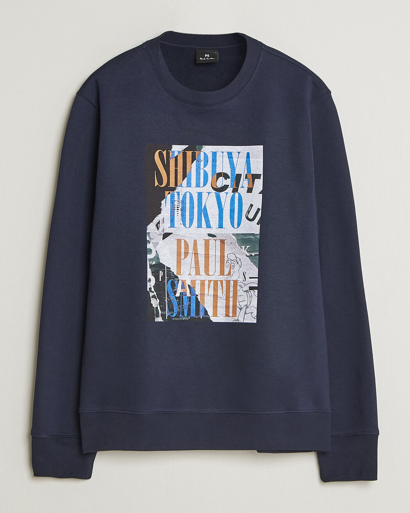 Heren | Truien | PS Paul Smith | Shibuya Tokyo Crew Neck Sweatshirt Navy