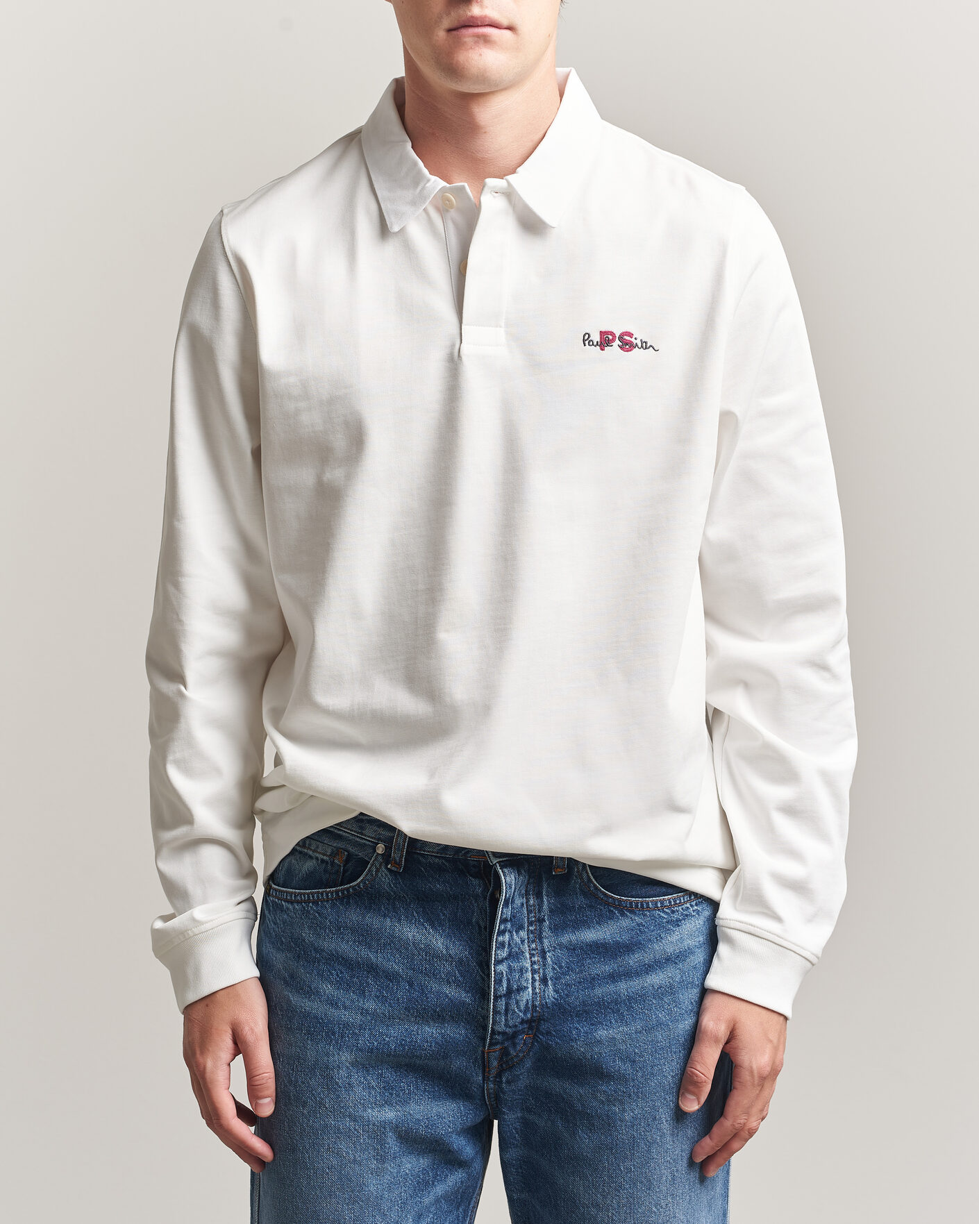 Heren | Truien | PS Paul Smith | Organic Cotton Rugger Off White