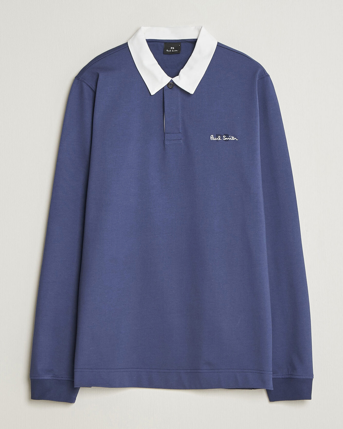 Heren | Truien | PS Paul Smith | Organic Cotton Rugger Blue