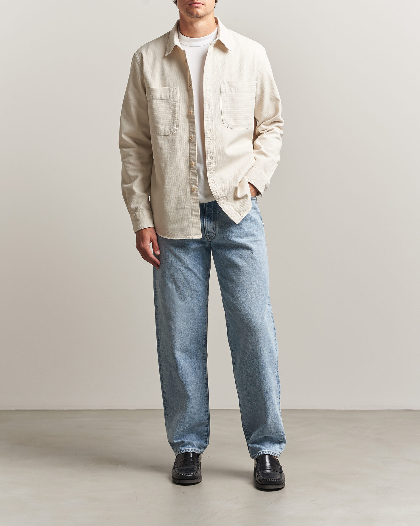 Heren | Overhemden | PS Paul Smith | Casual Fit Cotton Overshirt Off White