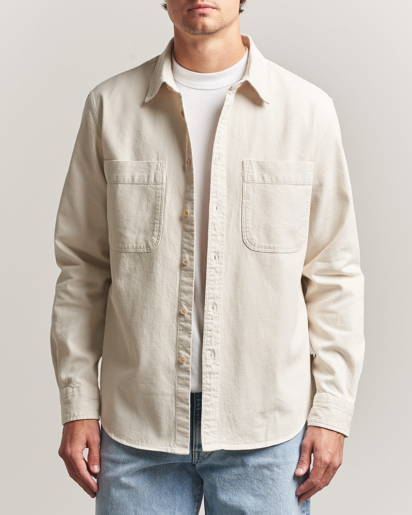 Heren | Overhemden | PS Paul Smith | Casual Fit Cotton Overshirt Off White