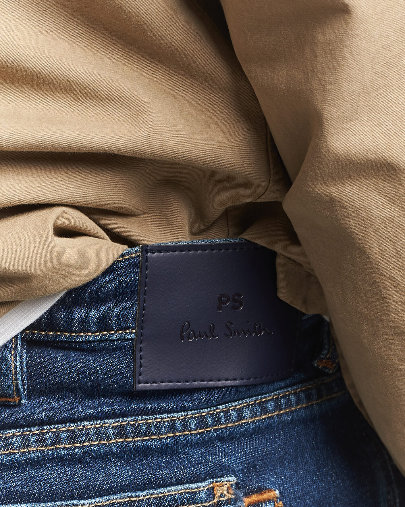 Heren | Jeans | PS Paul Smith | Relaxed Tapered Fit Jeans Dark Blue