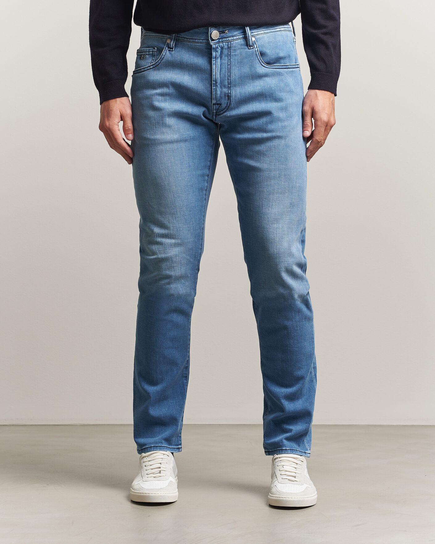 Heren | Jeans | Tramarossa | Michelangelo Stretch Relax Jeans Light Blue