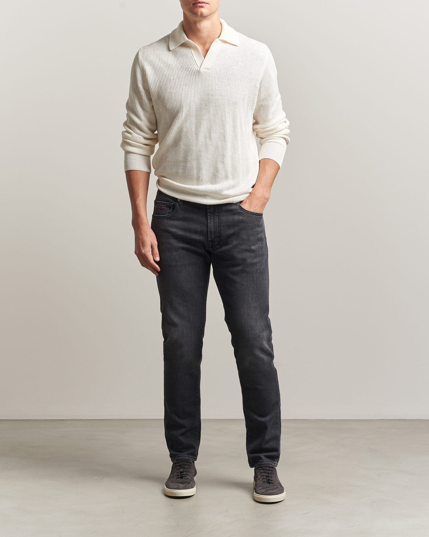 Heren | Jeans | Tramarossa | Michelangelo Stretch Relax Jeans Carbon Grey