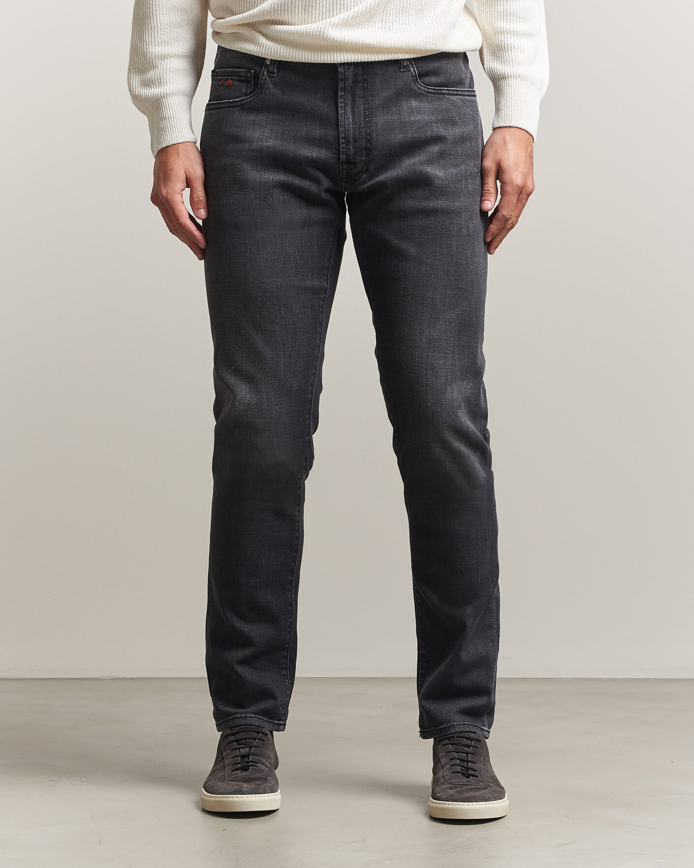 Heren | Jeans | Tramarossa | Michelangelo Stretch Relax Jeans Carbon Grey