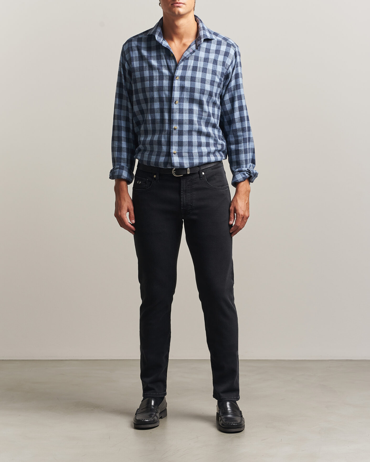 Heren | Jeans | Tramarossa | Michelangelo Stretch Relax Jeans Black