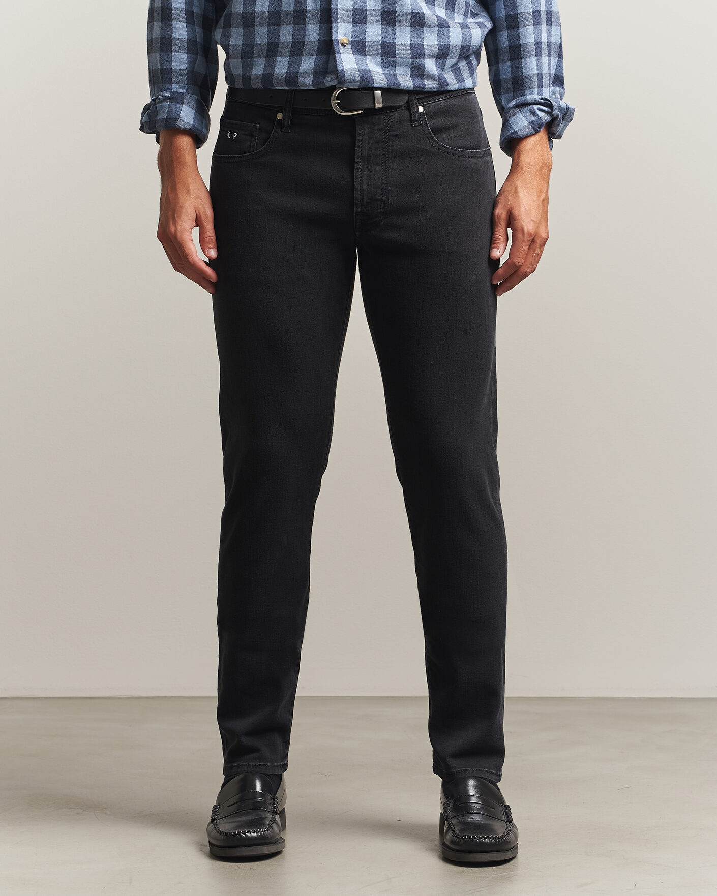 Heren | Jeans | Tramarossa | Michelangelo Stretch Relax Jeans Black