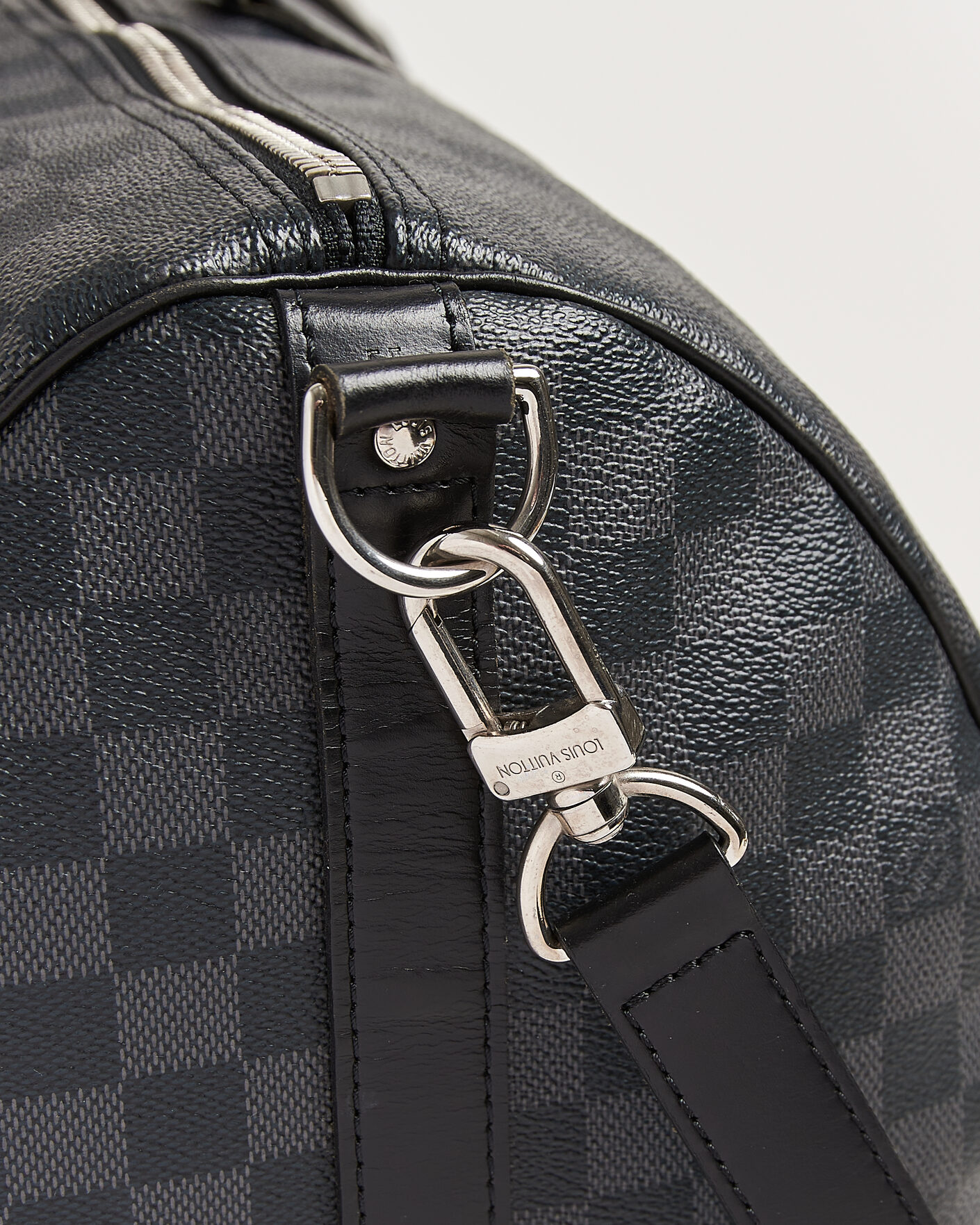 Heren | Pre-Owned & Vintage Bags | Louis Vuitton Pre-Owned | Keepall 55 Bandouliére Damier Graphite