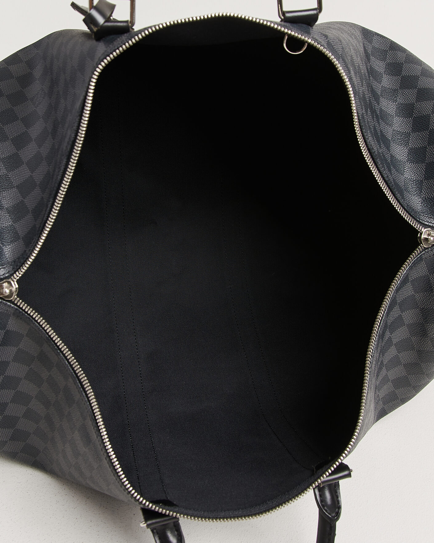 Heren | Pre-Owned & Vintage Bags | Louis Vuitton Pre-Owned | Keepall 55 Bandouliére Damier Graphite