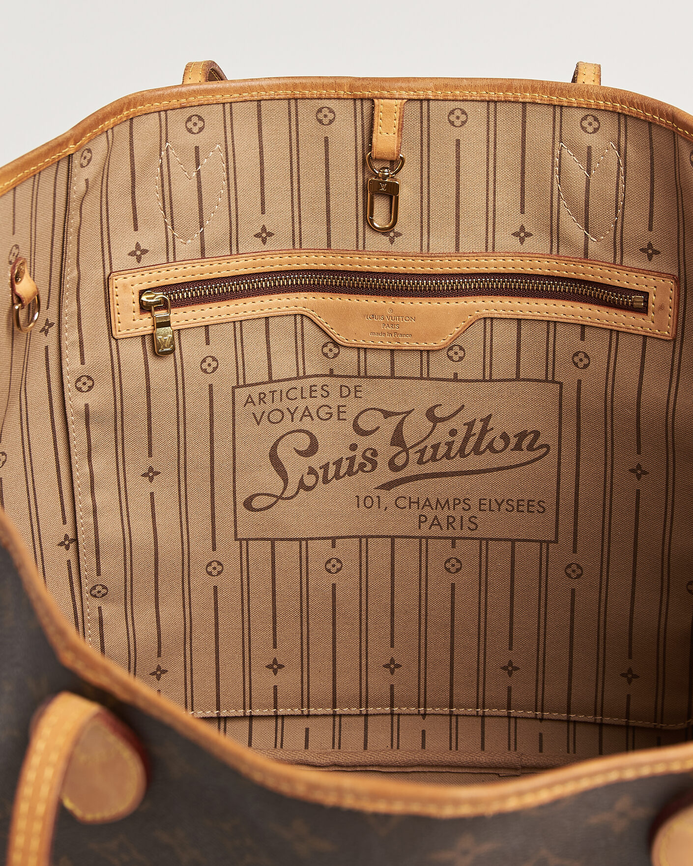 Heren | Pre-Owned & Vintage Bags | Louis Vuitton Pre-Owned | Neverfull GM Monogram