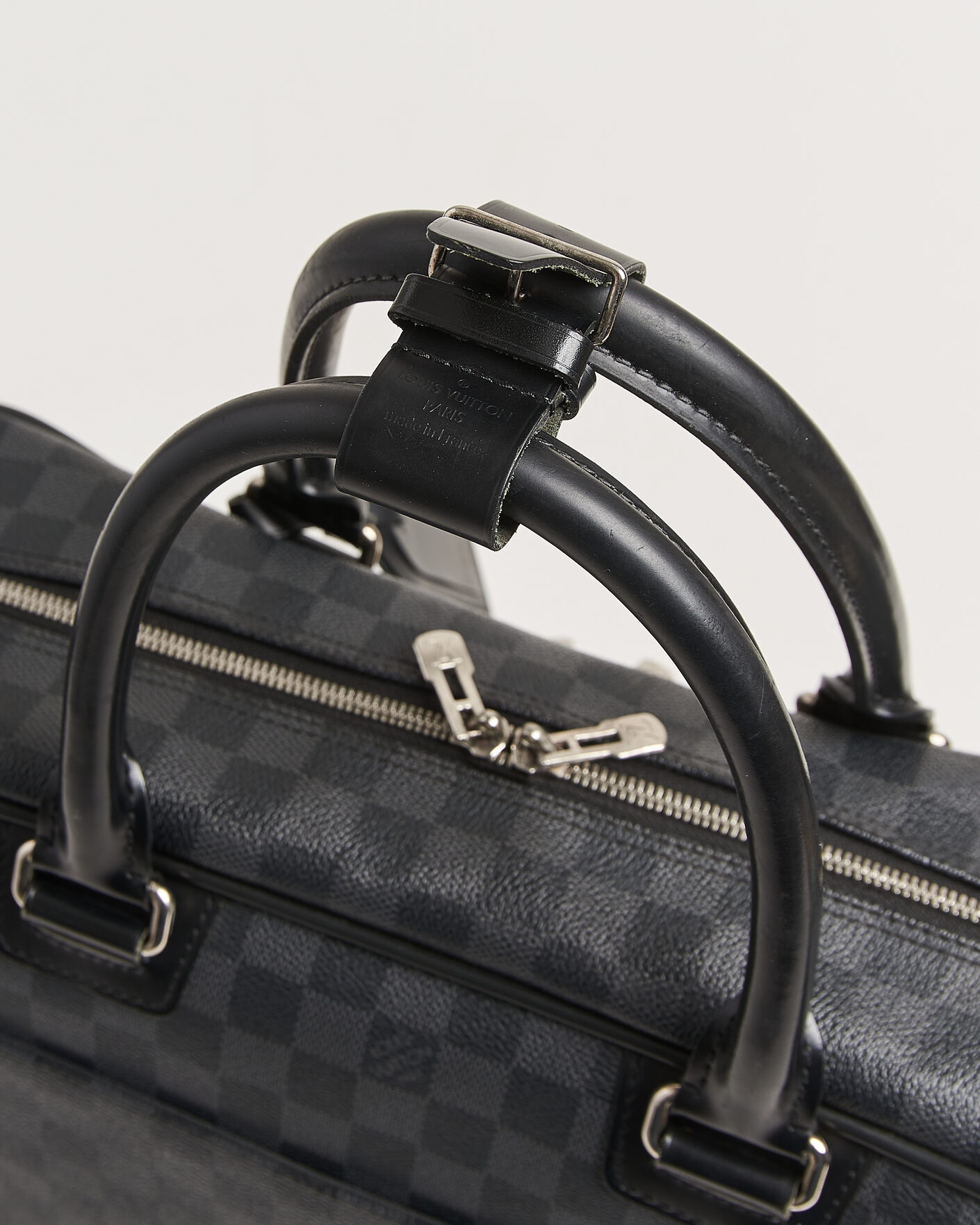 Heren | Pre-Owned & Vintage Bags | Louis Vuitton Pre-Owned | Agal Bag Damier Graphite