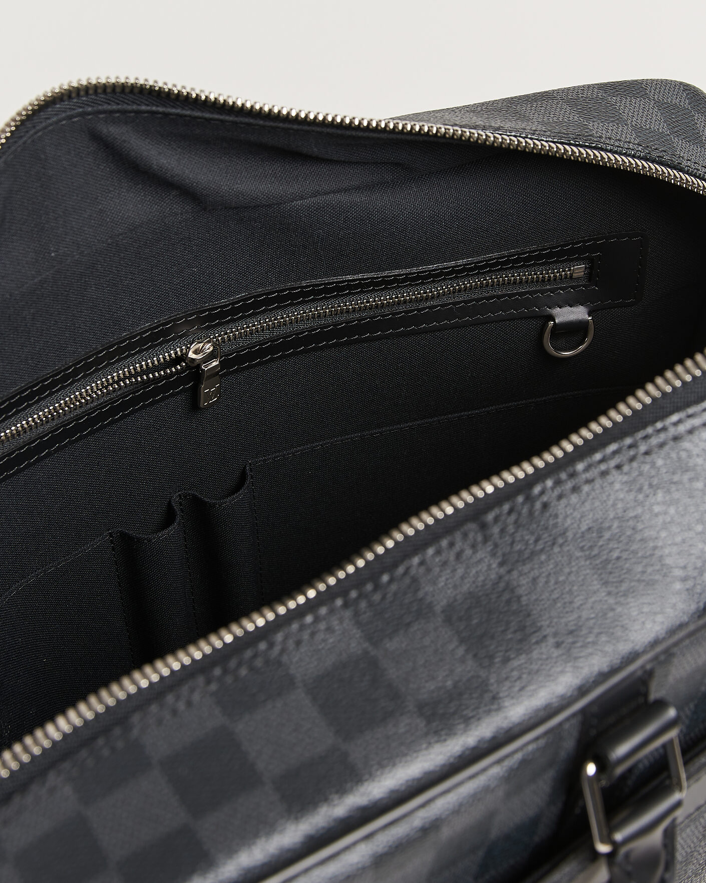 Heren | Pre-Owned & Vintage Bags | Louis Vuitton Pre-Owned | Porte Documents Voyage Damier Graphite