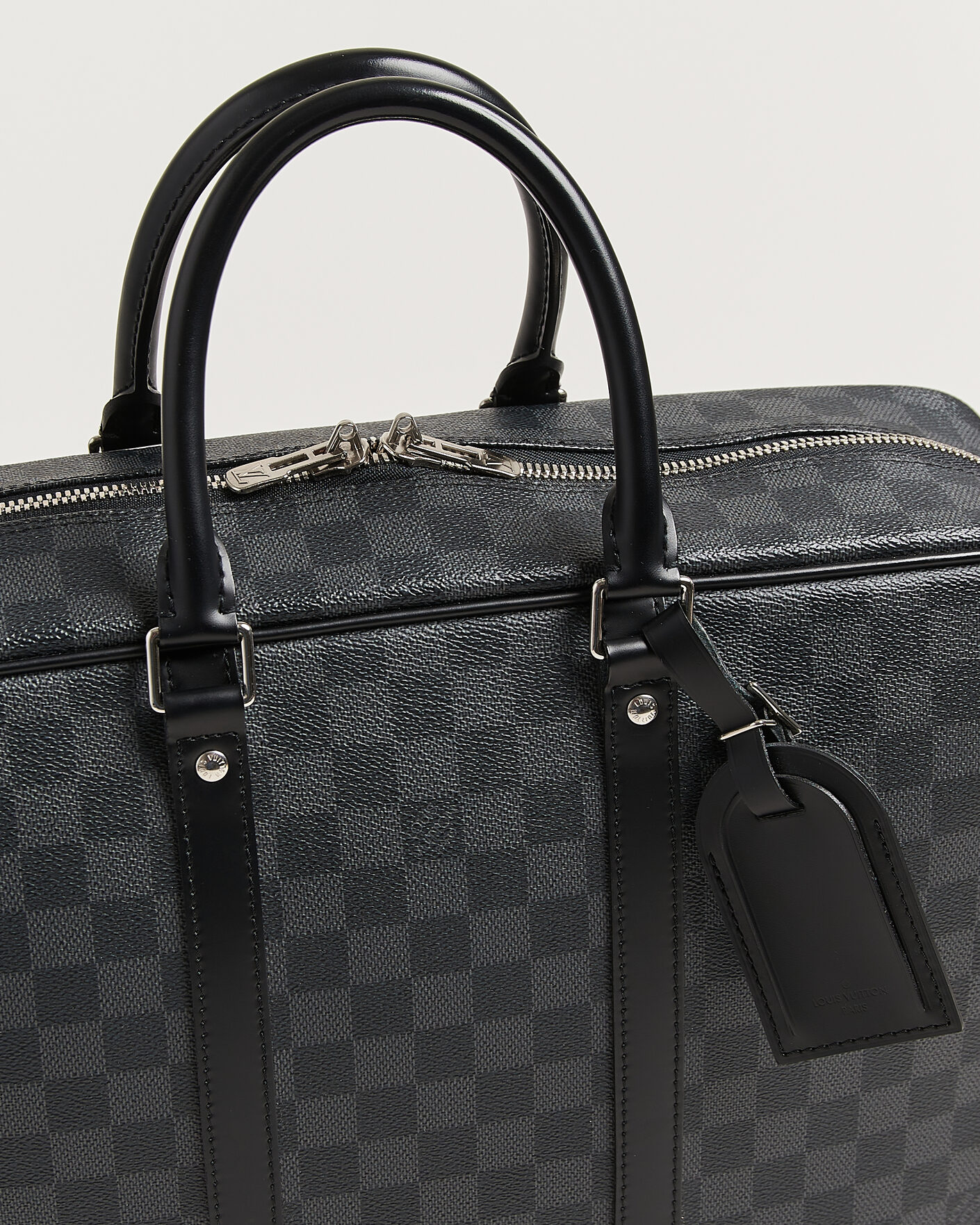 Heren | Pre-Owned & Vintage Bags | Louis Vuitton Pre-Owned | Porte Documents Voyage Damier Graphite