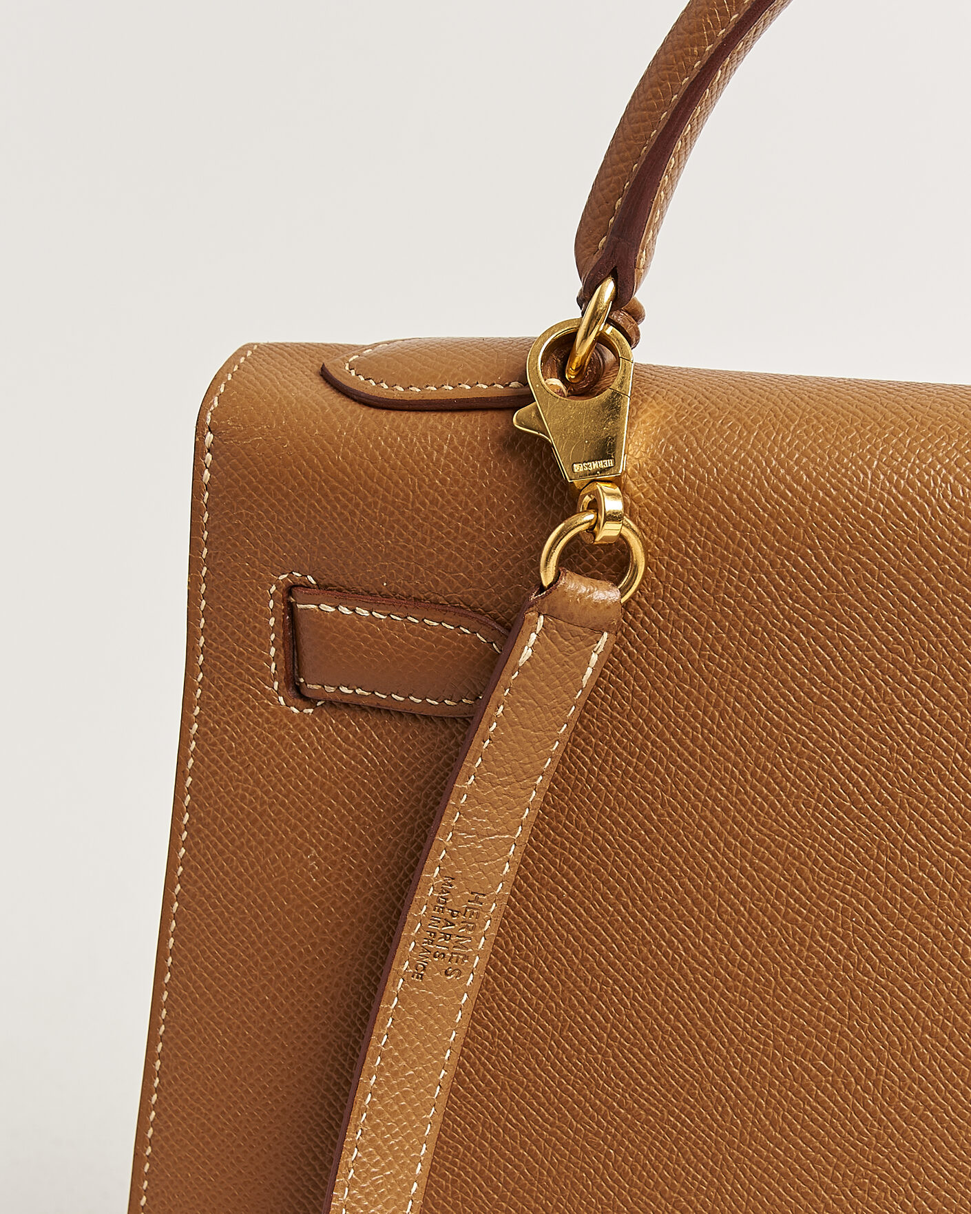 Heren | Pre-Owned & Vintage Bags | Hermès Pre-Owned | Kelly 32 Courchevel Leather Gold