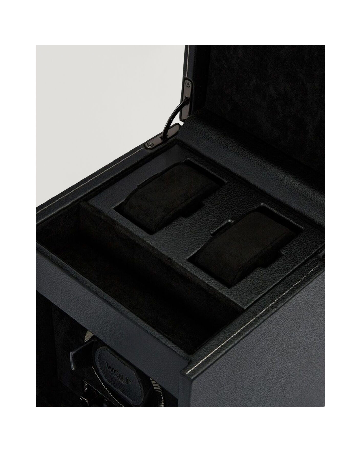 Heren | Horloge & juwelendozen | WOLF | British Racing Single Watch Winder With Storage Black