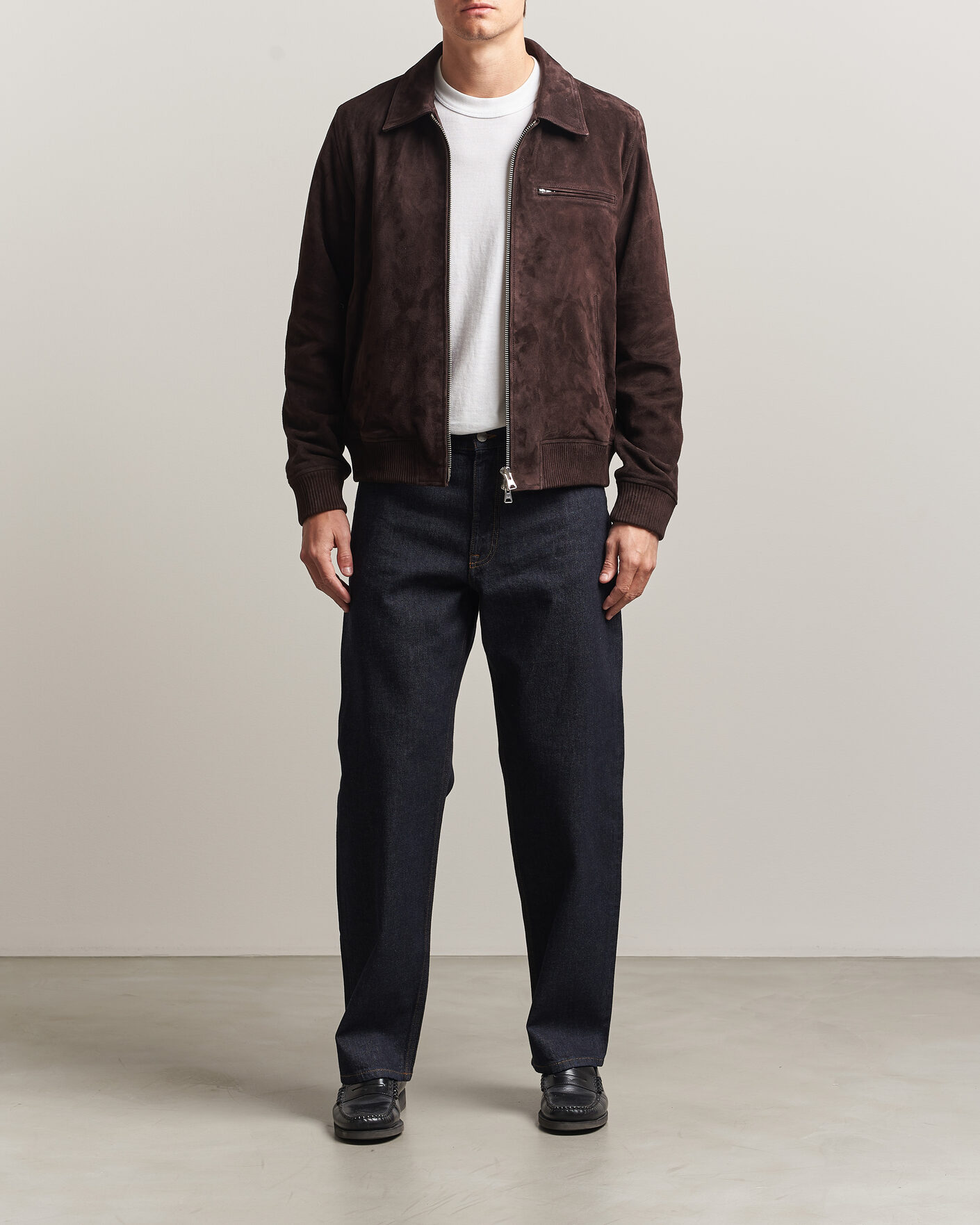 Heren | Jassen | NN07 | Owen Suede Jacket Dusky Port