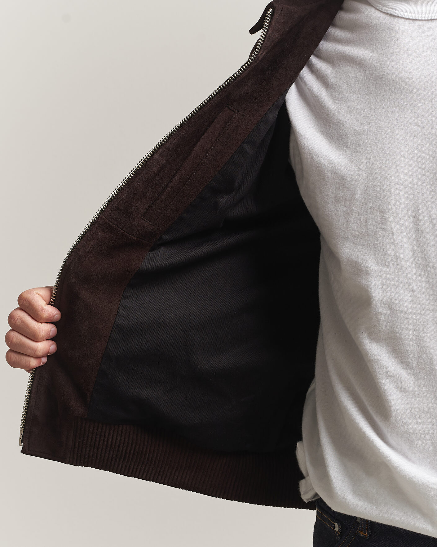 Heren | Jassen | NN07 | Owen Suede Jacket Dusky Port