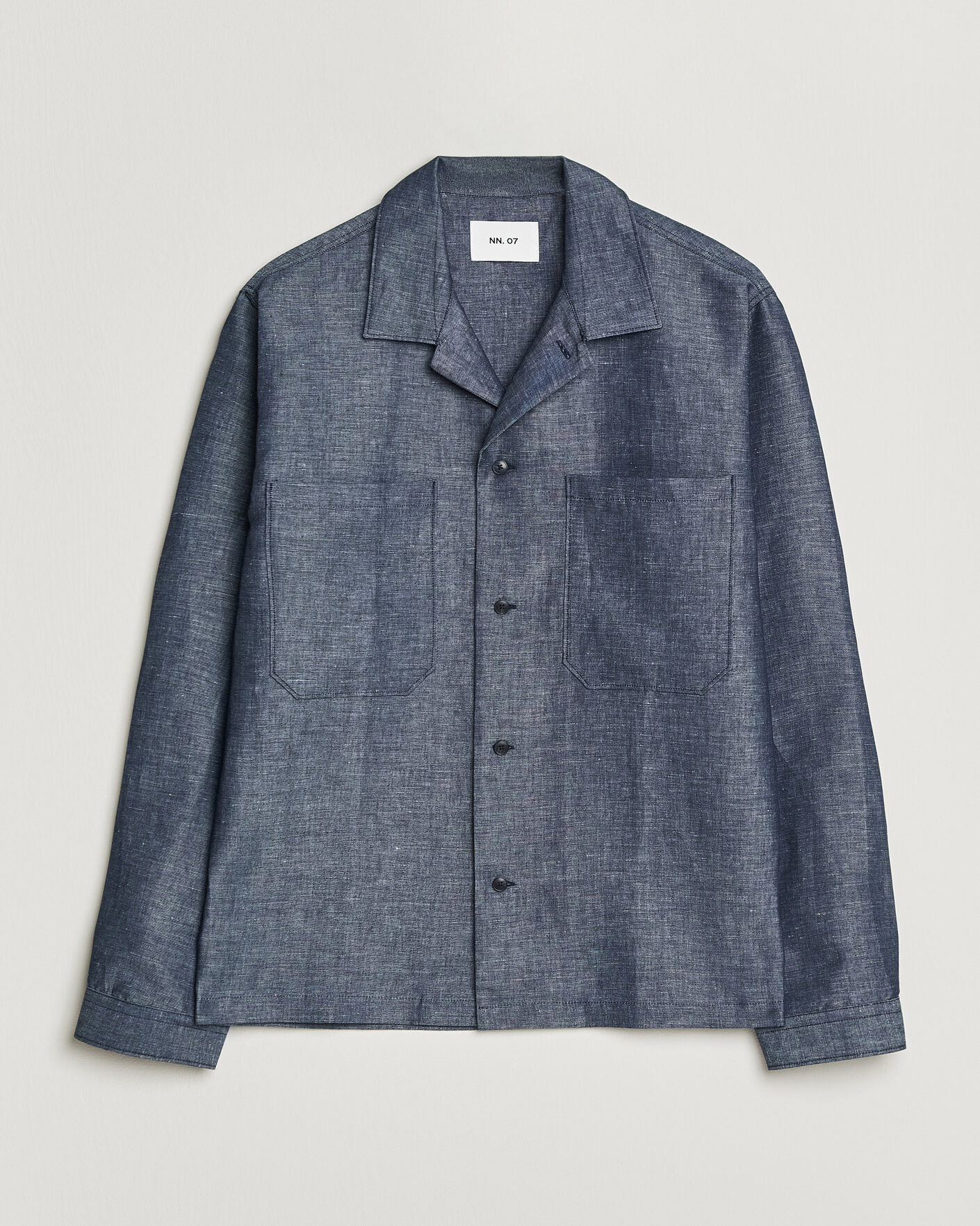 Heren | Overhemden | NN07 | Rob Denim Overshirt Raw Indigo