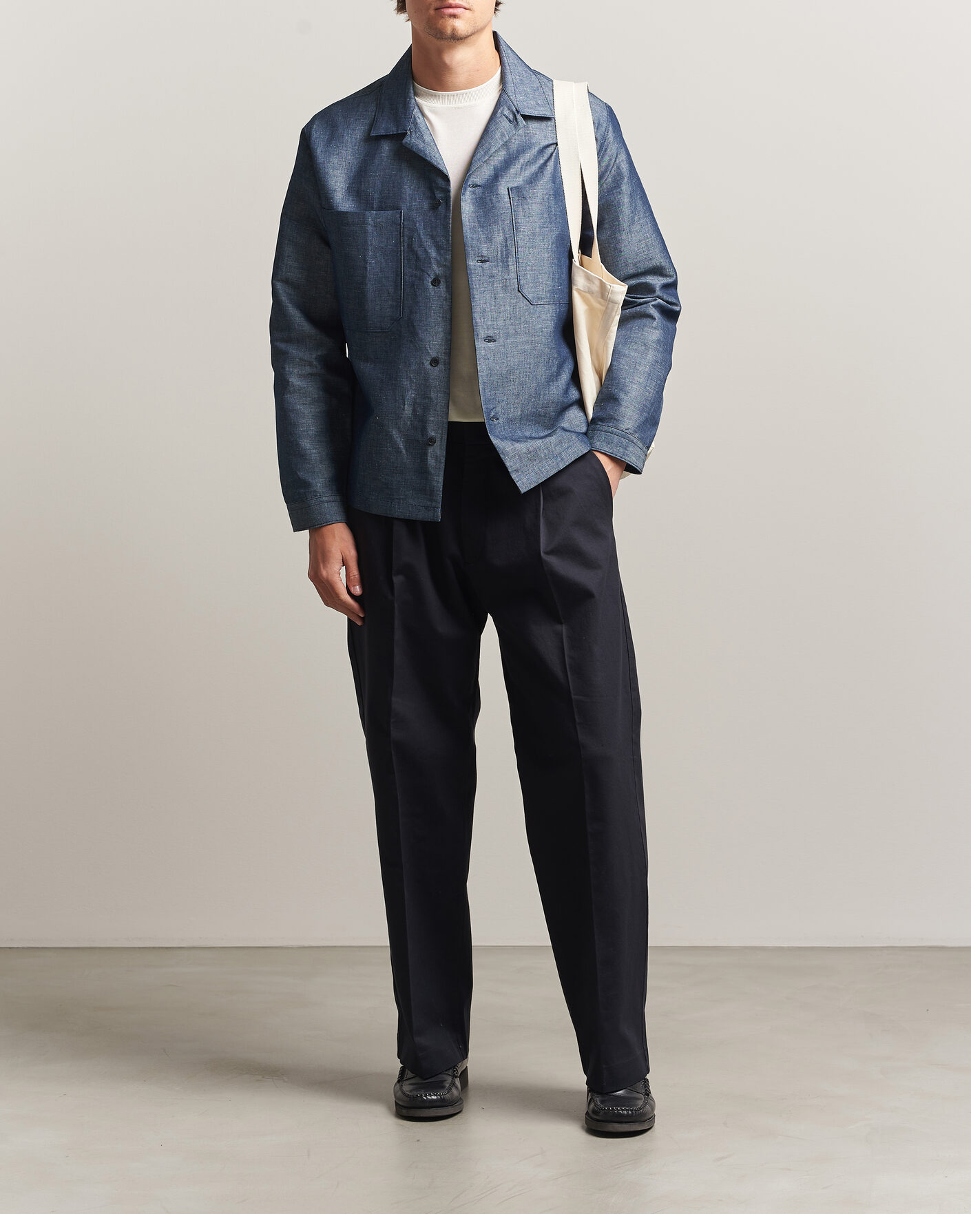 Heren | Overhemden | NN07 | Rob Denim Overshirt Raw Indigo