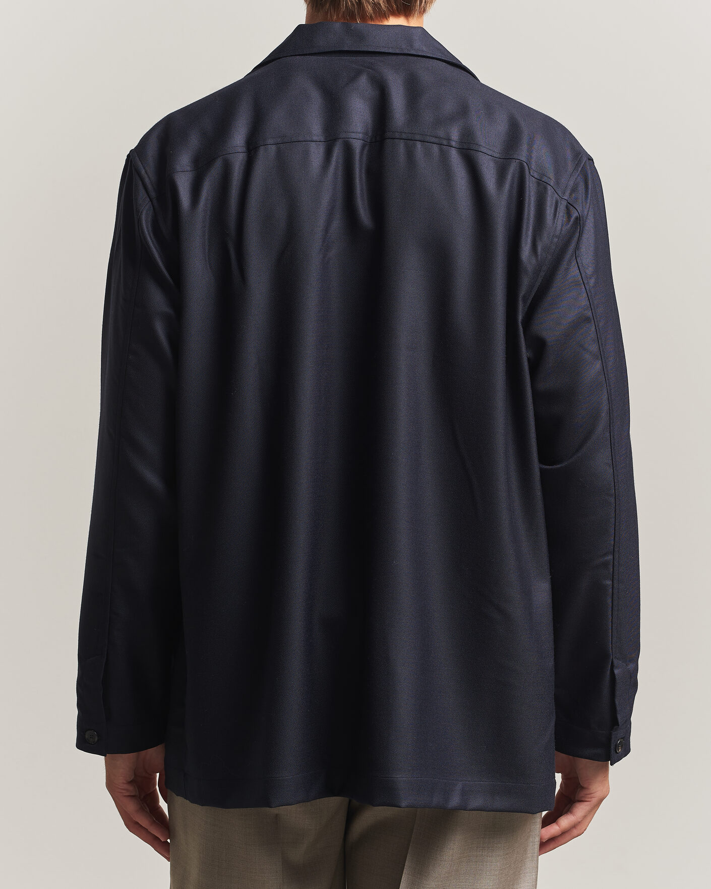 Heren | Jassen | Brioni | Wool/Cashmere Shirt Jacket Navy