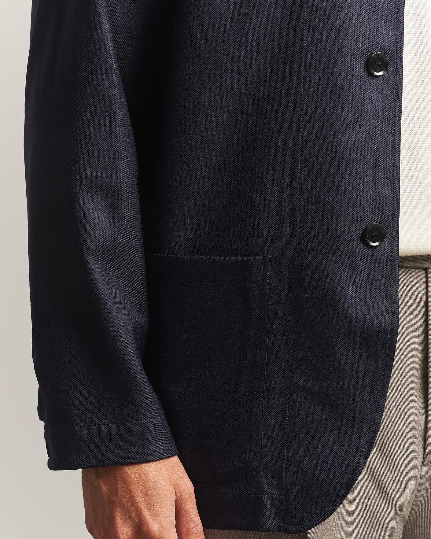 Heren | Jassen | Brioni | Wool/Cashmere Shirt Jacket Navy