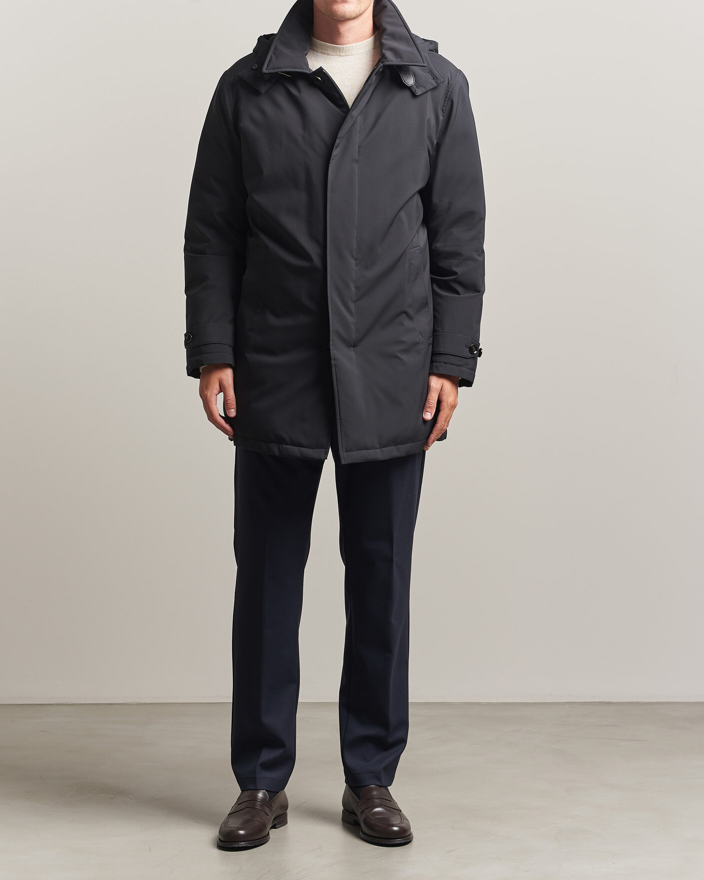 Heren | Jassen | Brioni | Performa Down Coat Navy