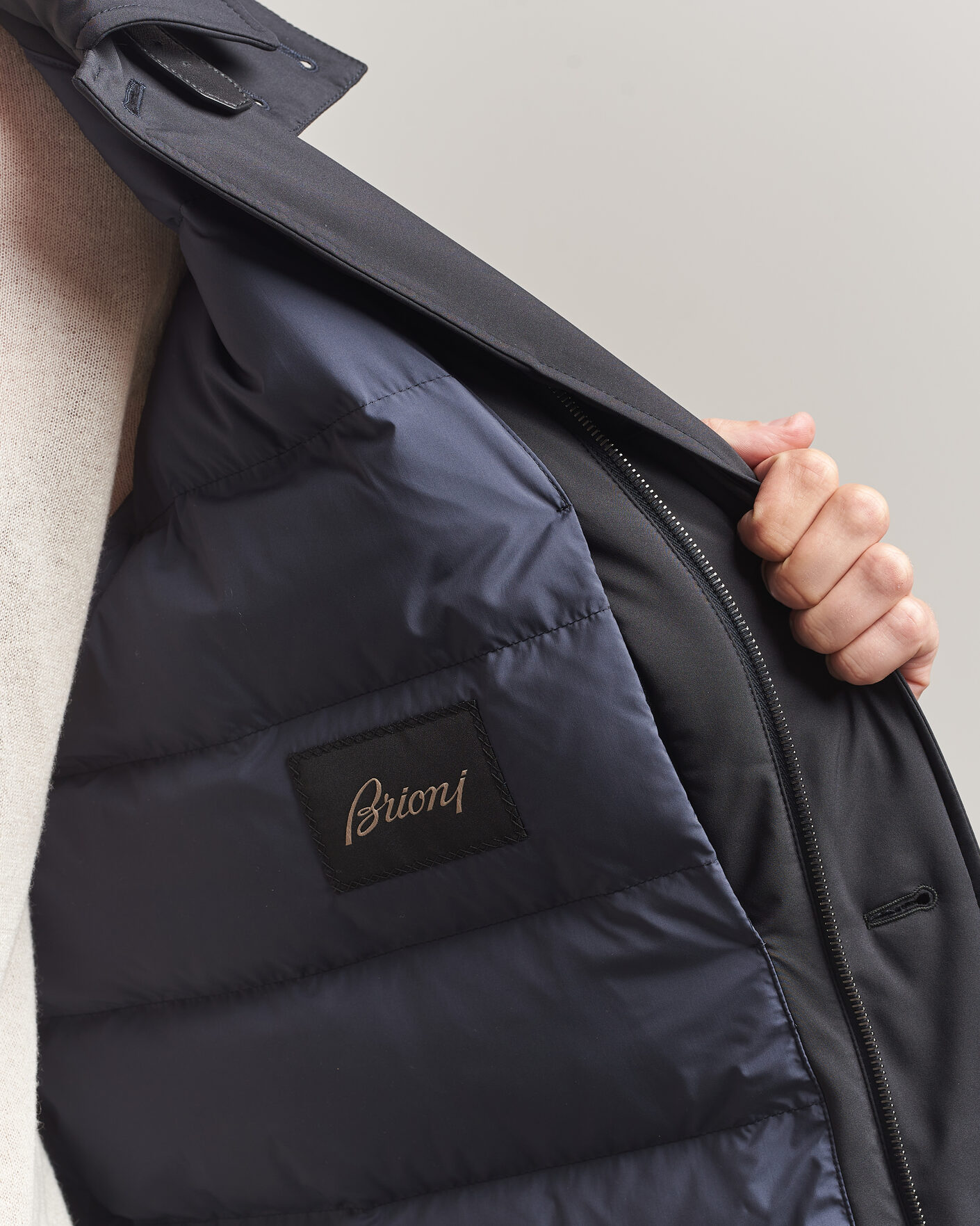 Heren | Jassen | Brioni | Performa Down Coat Navy