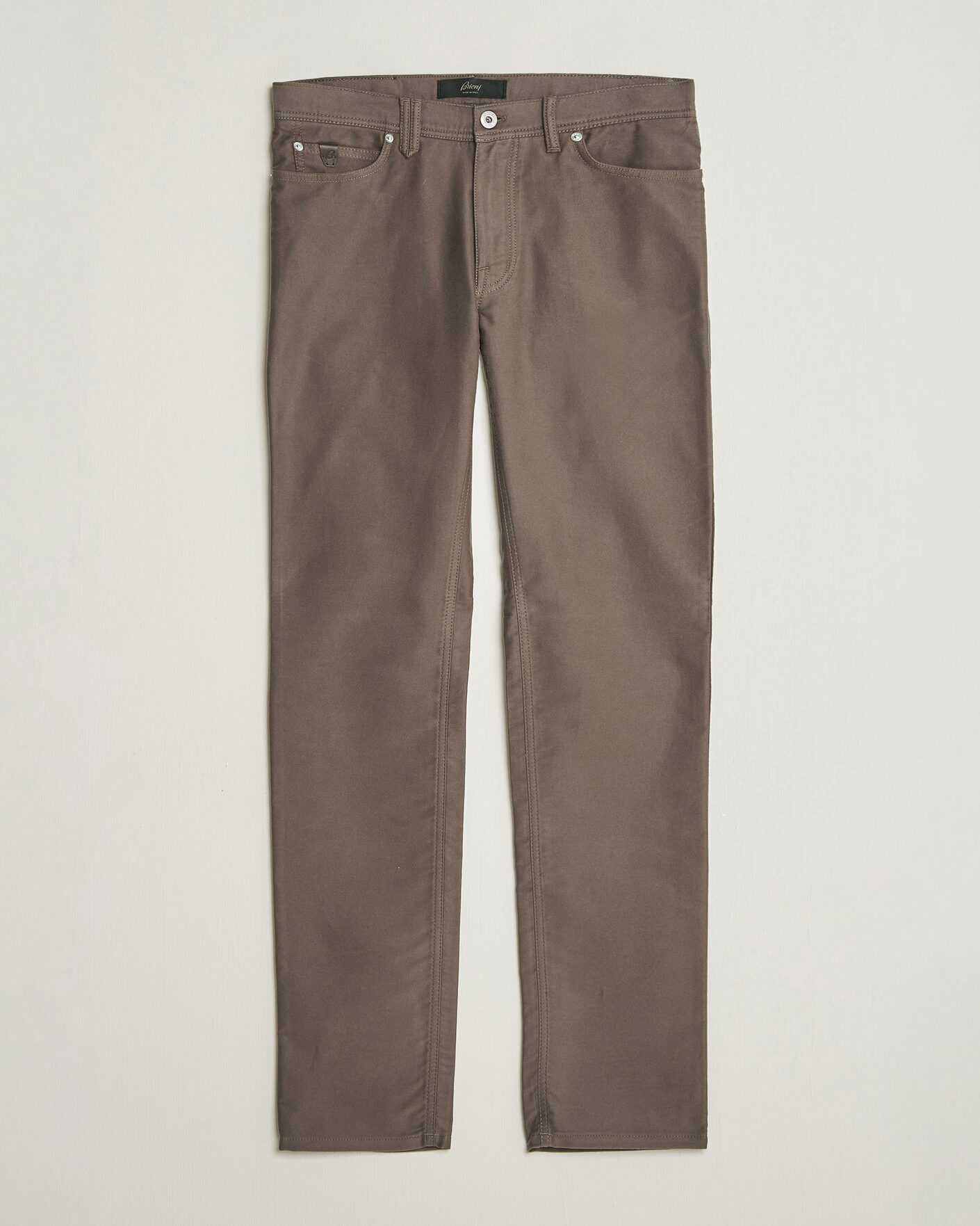 Heren | Broeken | Brioni | 5-Pocket Moleskine Pants Grey