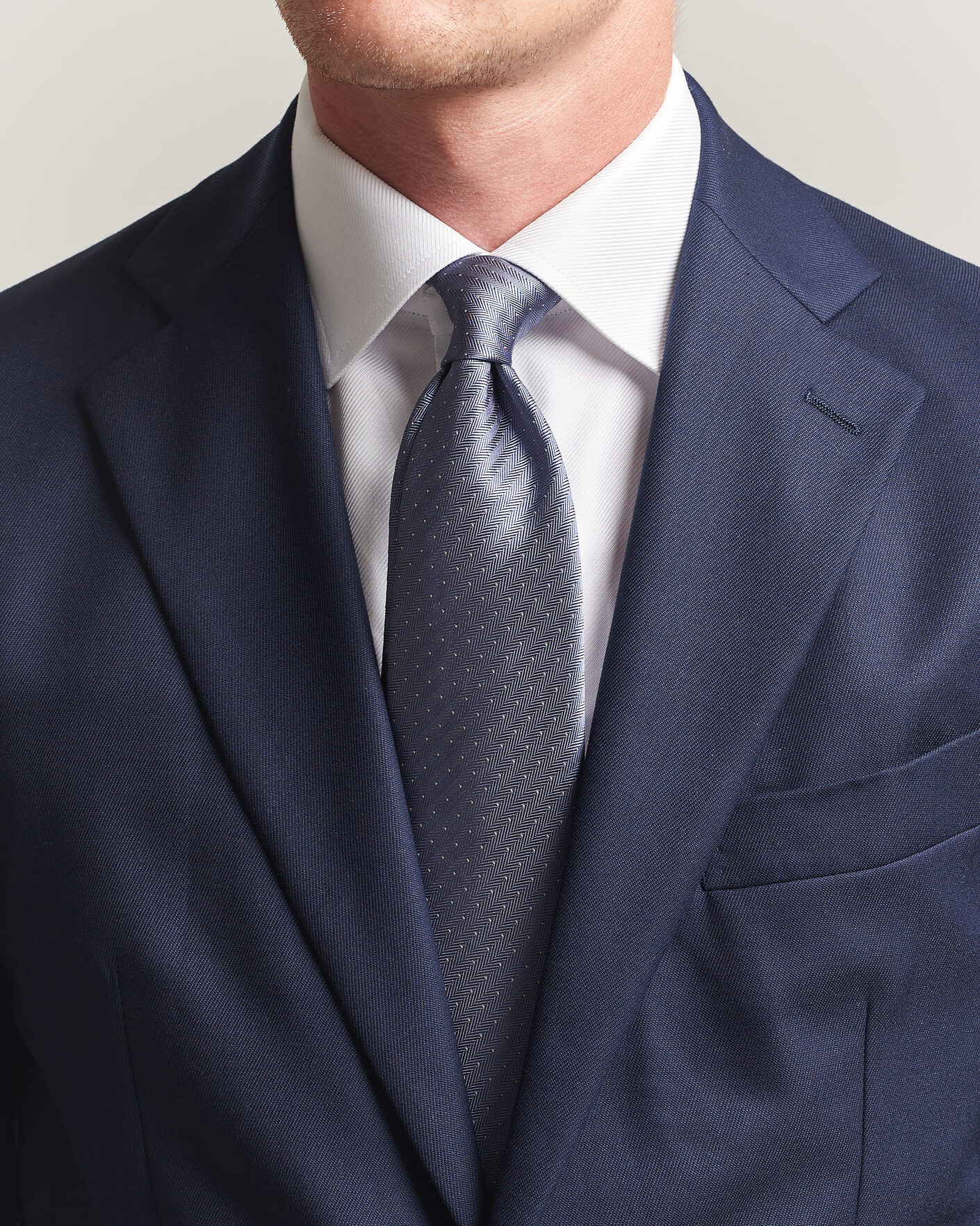 Heren | Stropdassen | Brioni | Jacquard Dot Silk Tie Light Blue