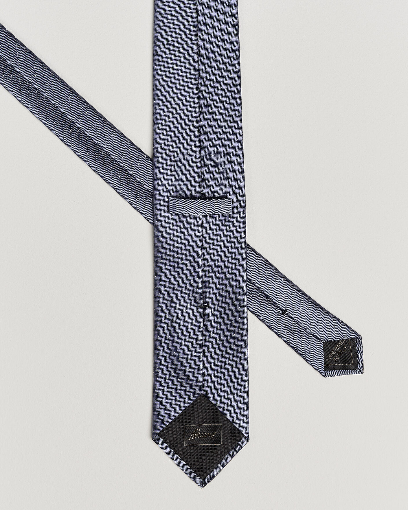 Heren | Stropdassen | Brioni | Jacquard Dot Silk Tie Light Blue