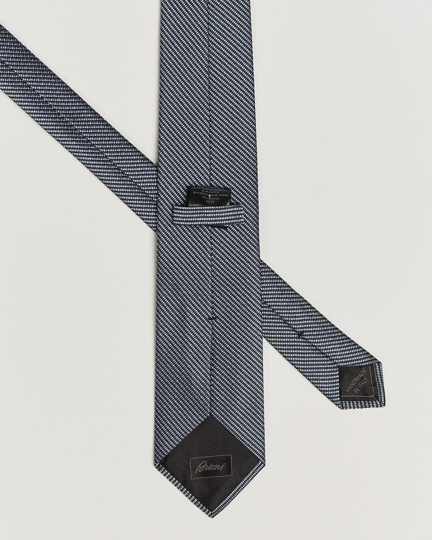 Heren | Stropdassen | Brioni | Jacquard Silk Tie Navy
