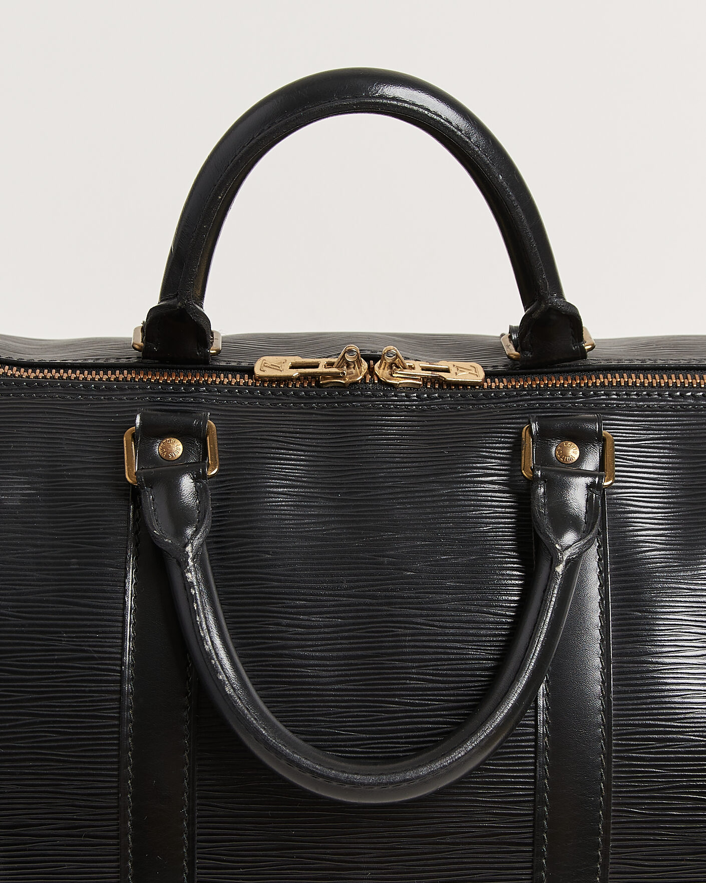 Heren | Pre-Owned & Vintage Bags | Louis Vuitton Pre-Owned | Keepall 55 Epi Leather Black